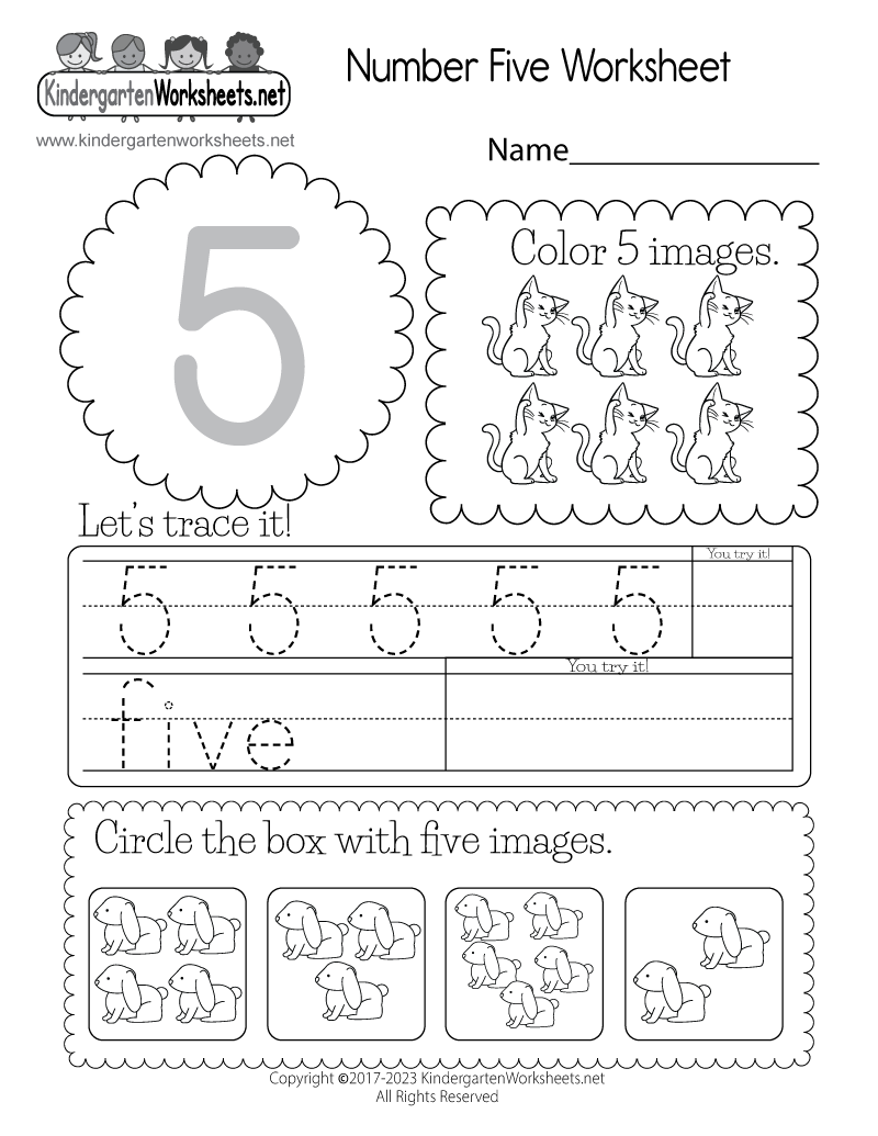 Free Printable Number Worksheets Preschool
