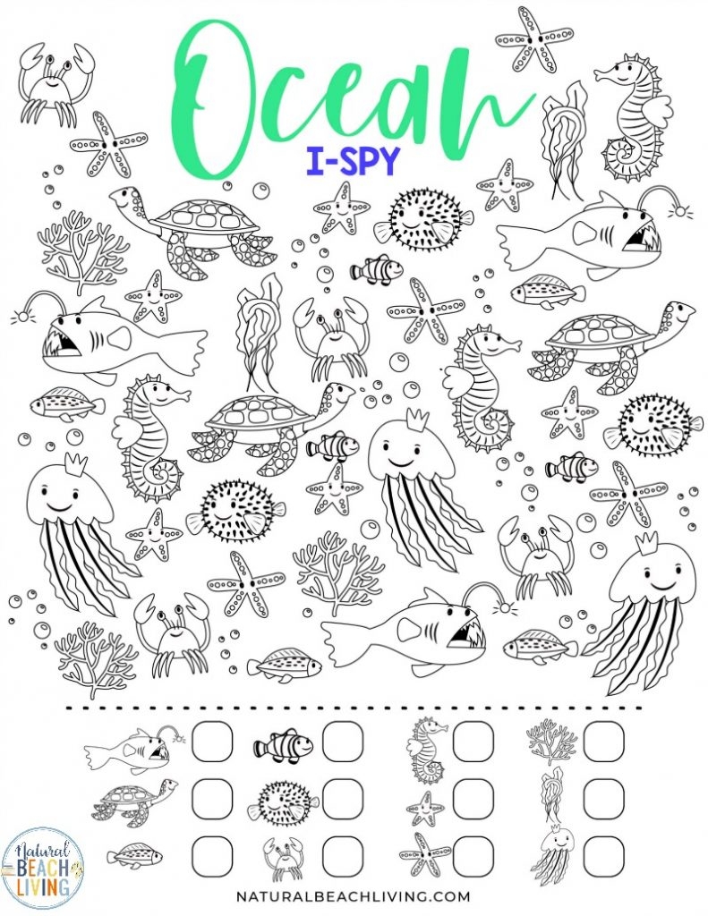 Free Printable Ocean Activity Pages For Preschoolers And Free Printable Ocean Activity Pages For Preschoolers And