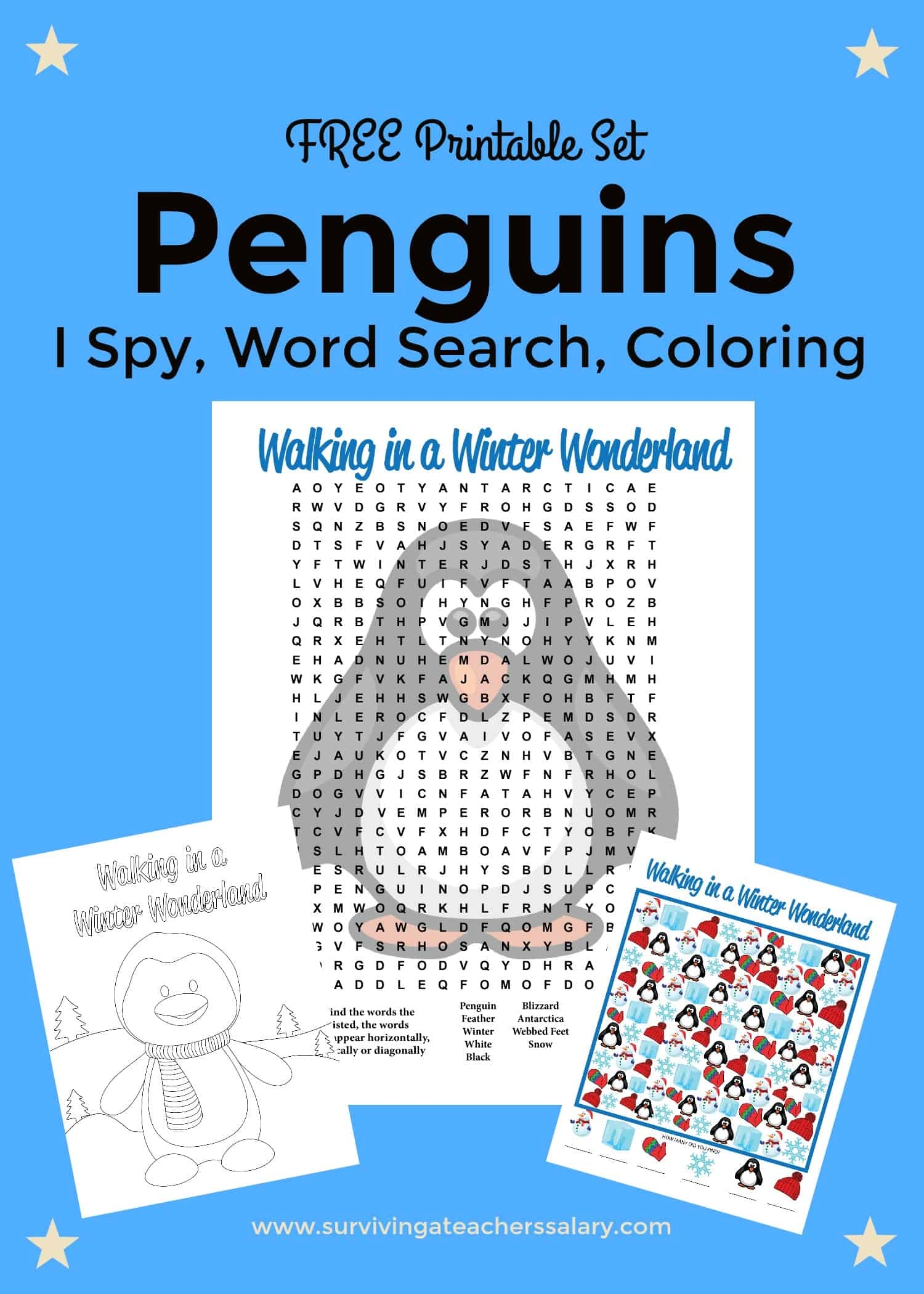 Free Printable Penguin Worksheets