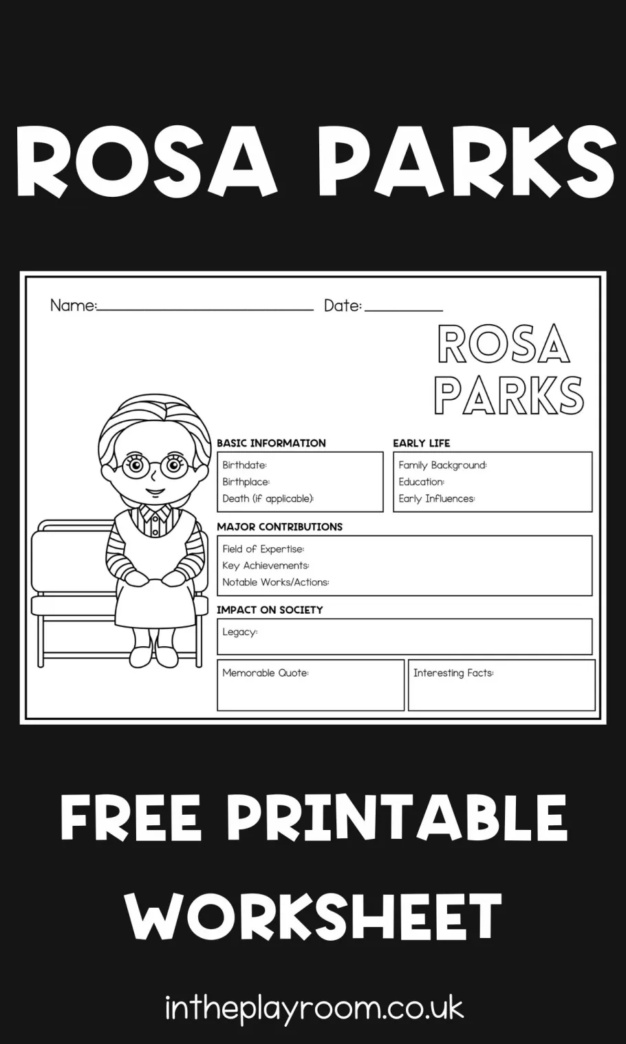 Free Printable Rosa Parks Worksheets