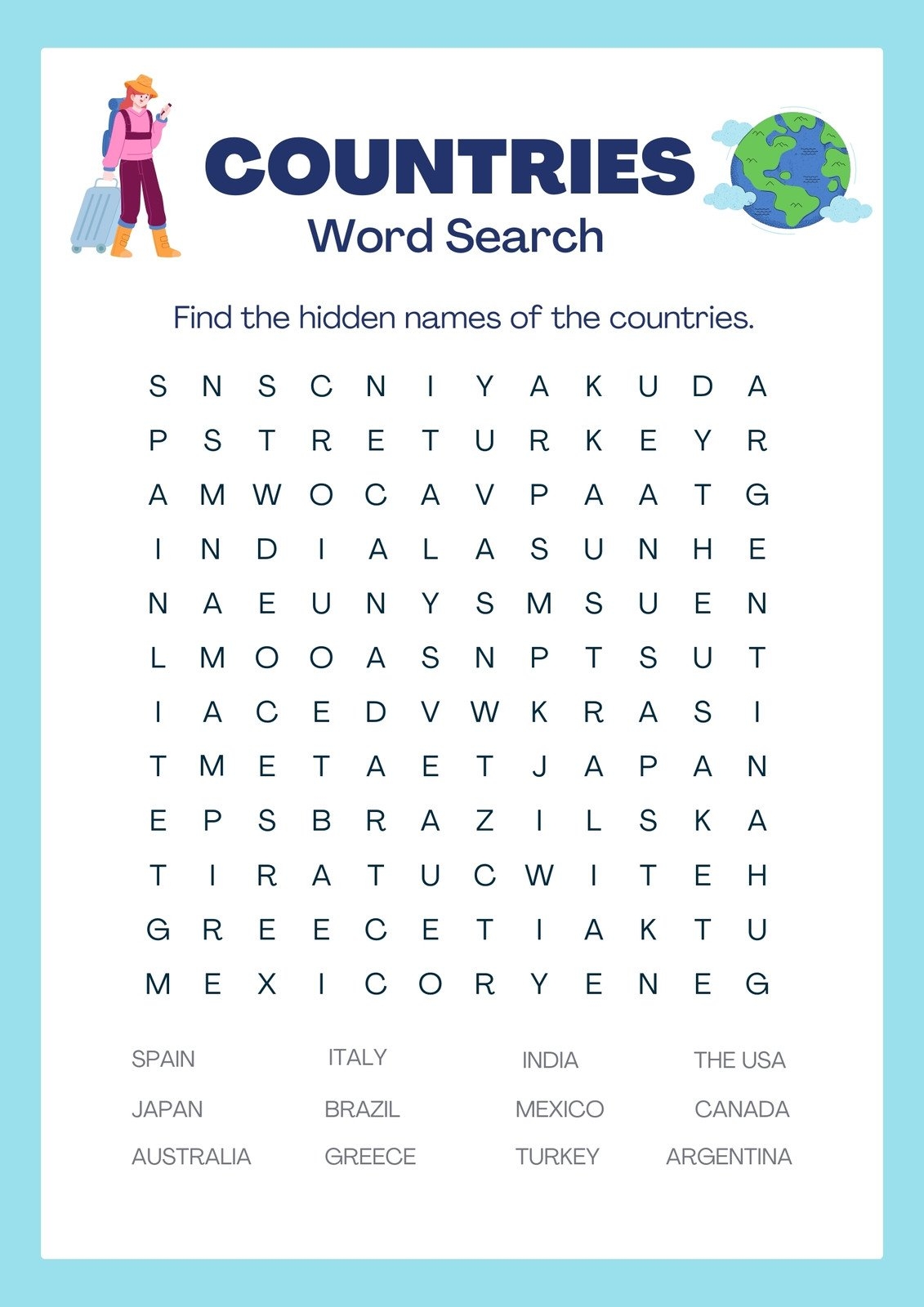 Printable Social Studies Worksheets