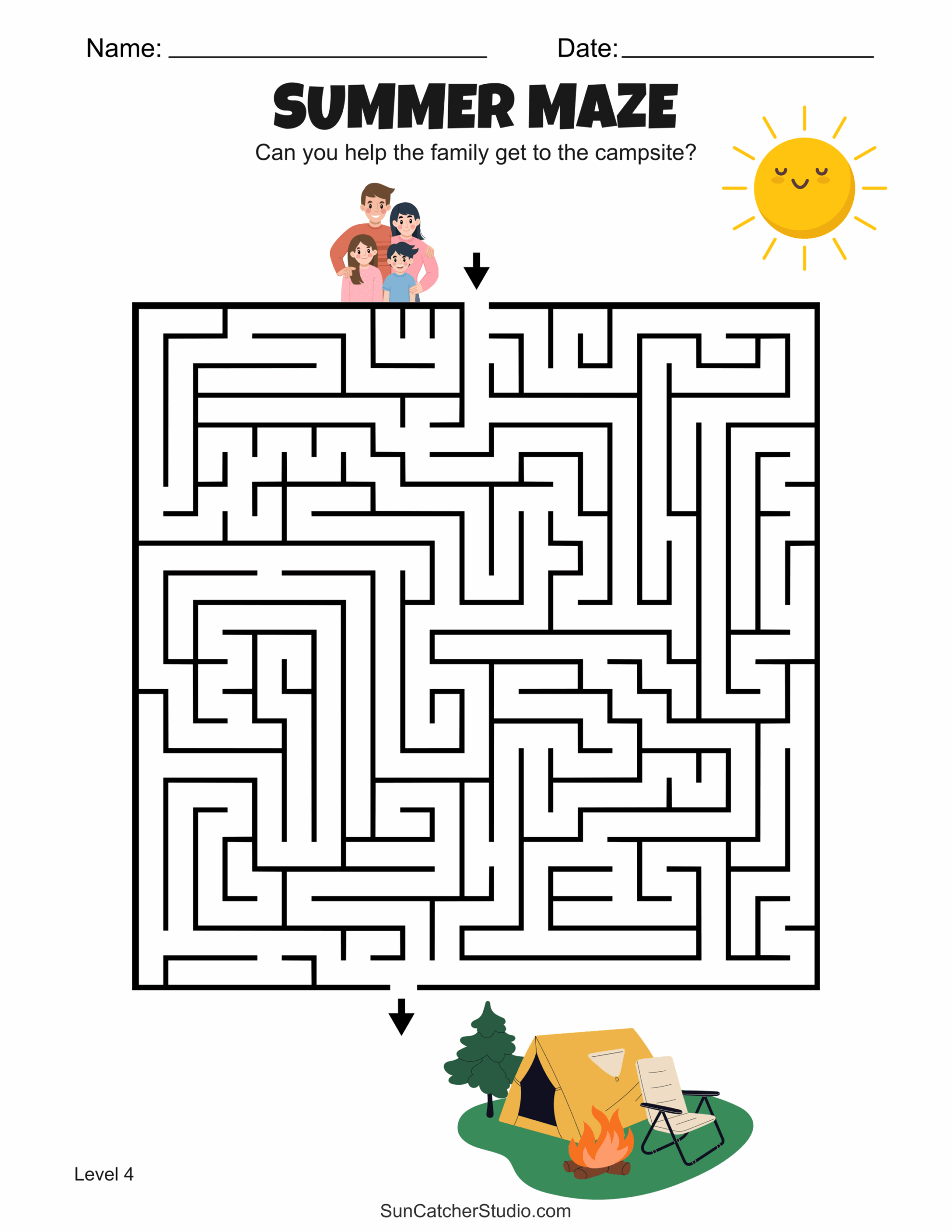 Printable Maze Puzzles
