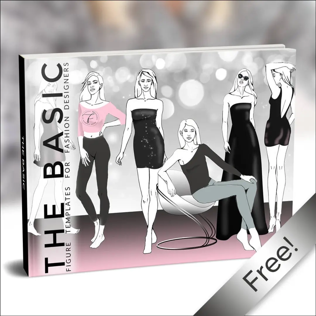 Free Printable The Basic Bundle Modevorlage Modeillustration Croquis Modezeichnung Etsy de