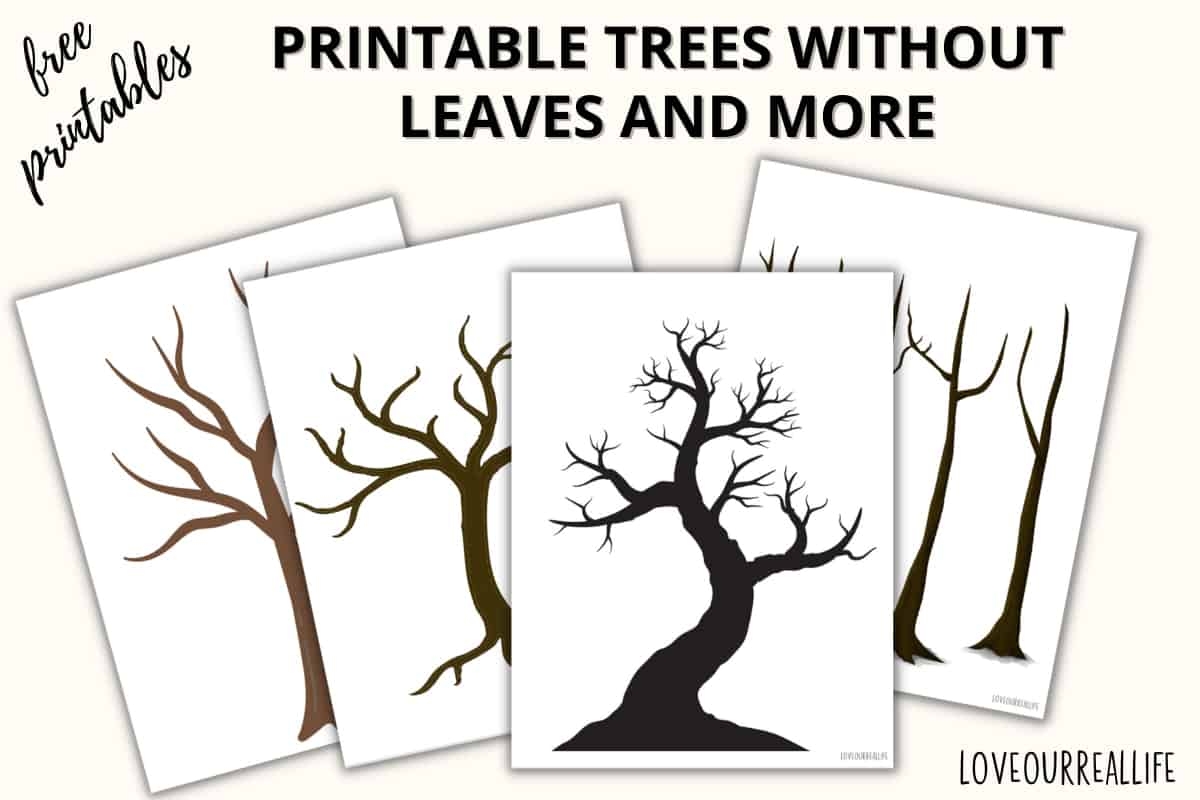 Printable Tree Stencil Designs