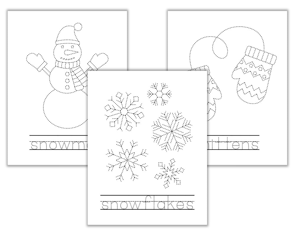 Free Printable Preschool Winter Worksheets