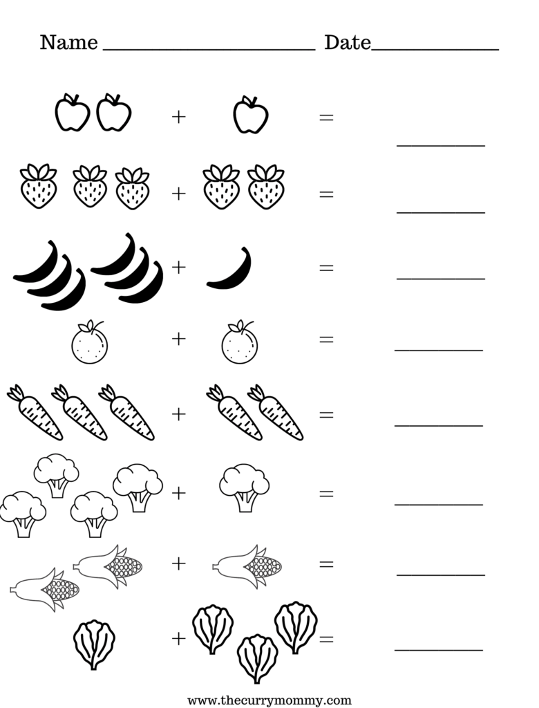 Worksheets For 5 Year Olds Free Printable