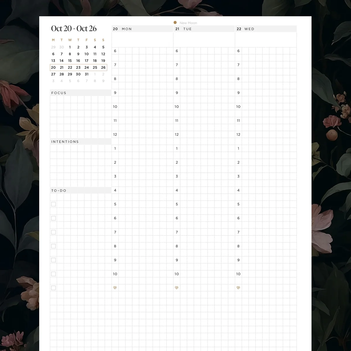 Free Weekly Planner PDF