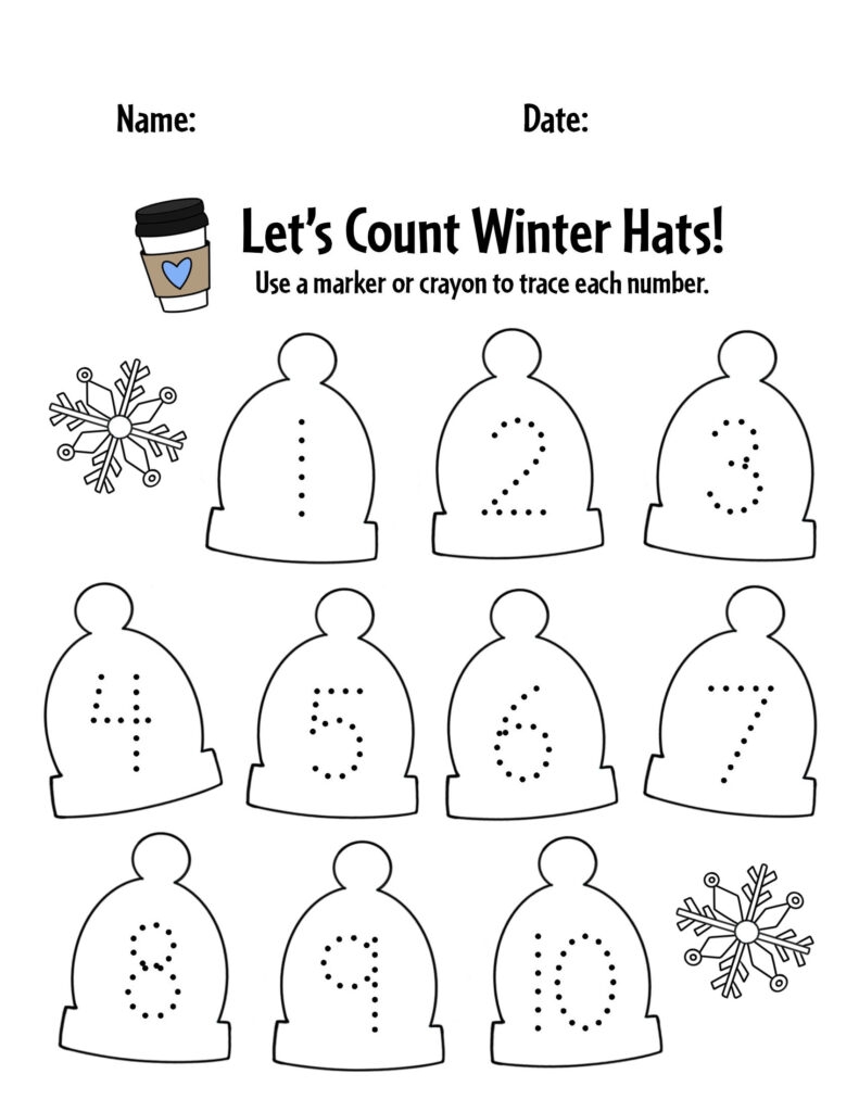 Winter Printable Worksheets