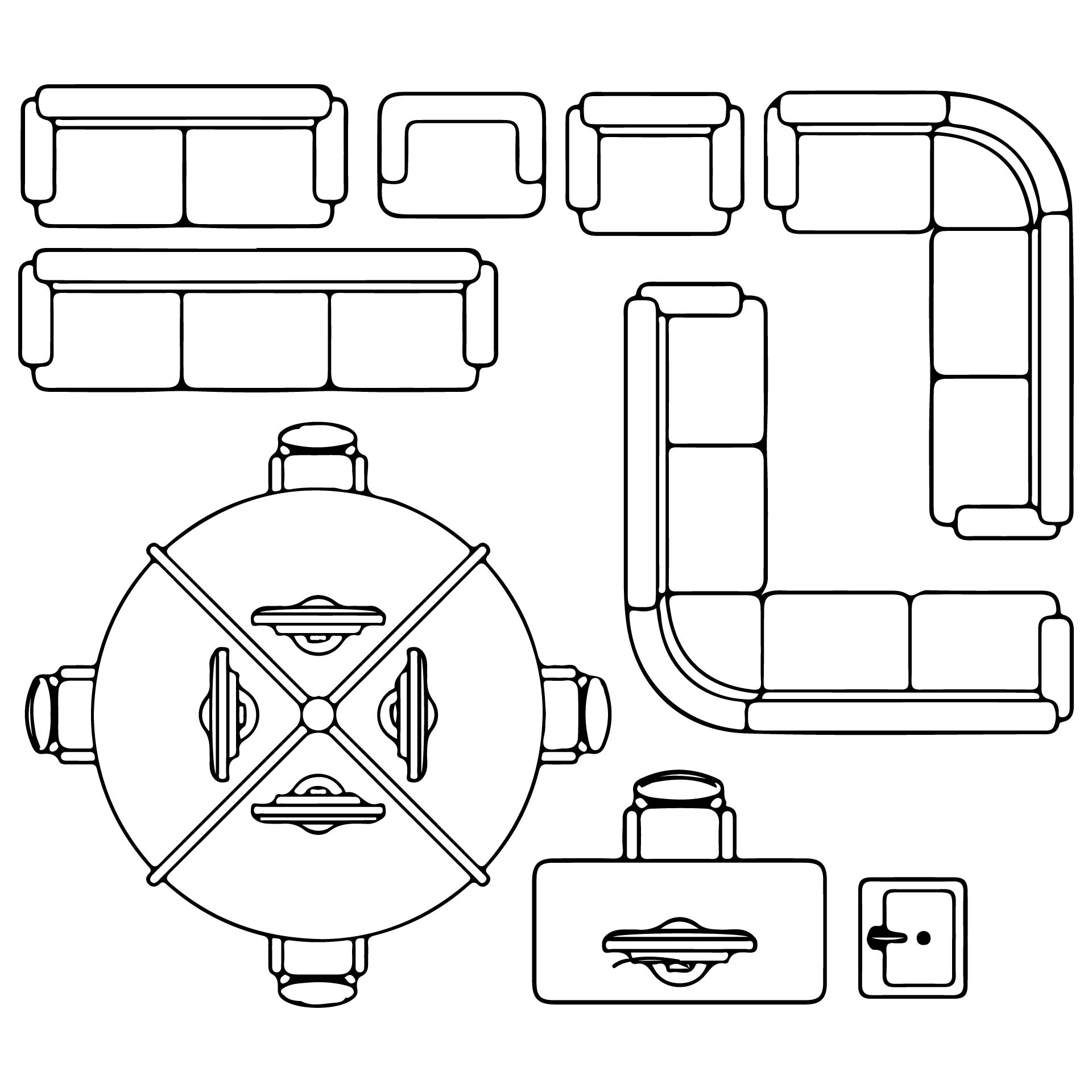 Free Printable Interior Design Furniture Templates