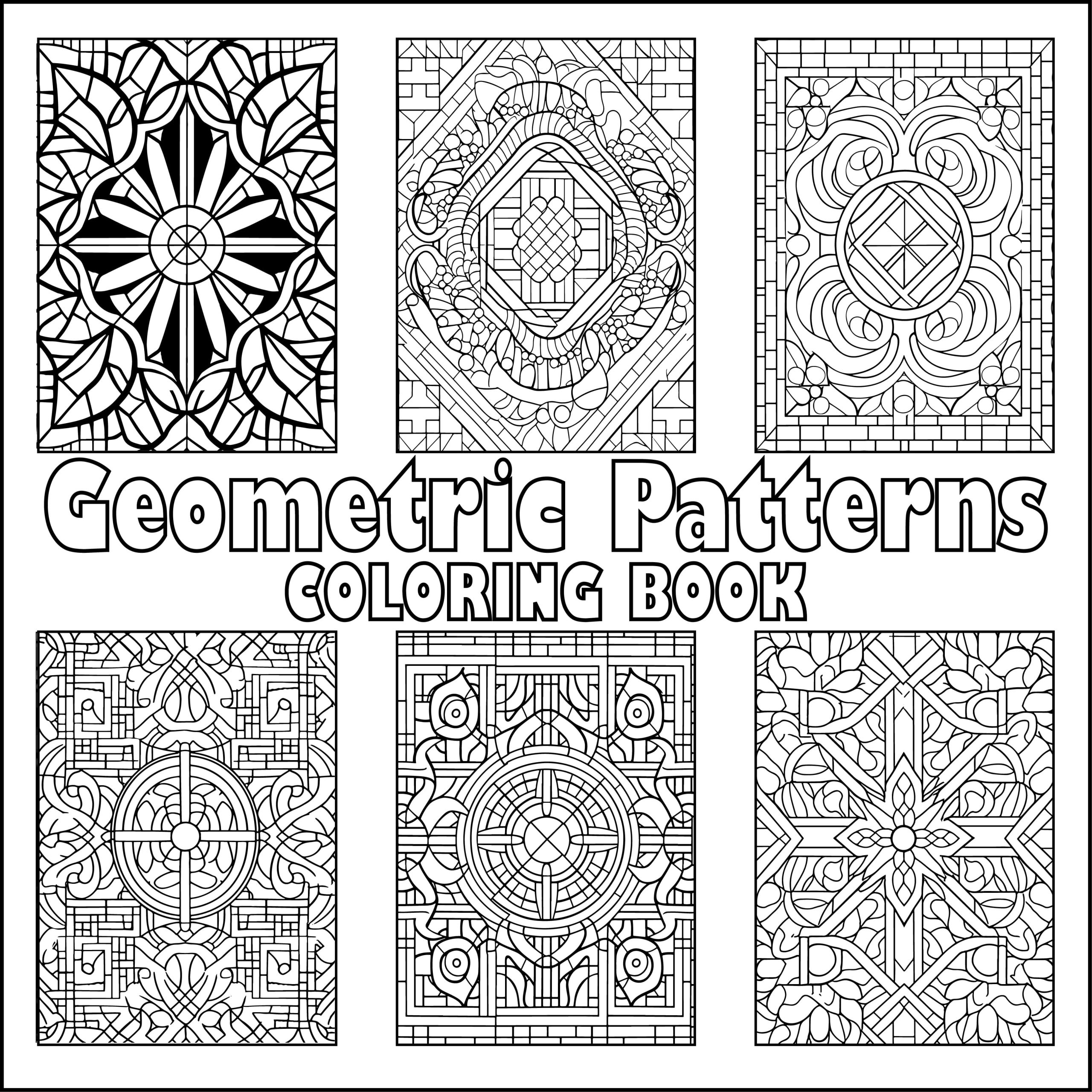 Geometric Design Coloring Pages Printable