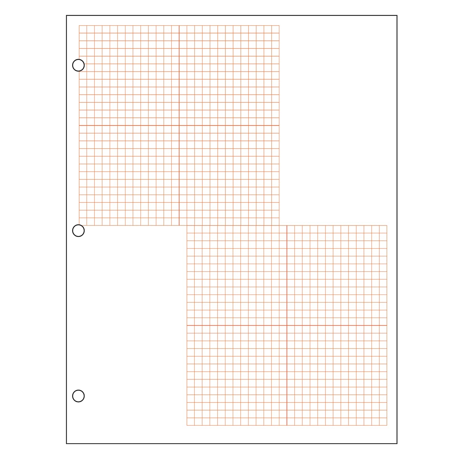 Geyer Instructional Products Metric Quadrant Graph Paper 2 