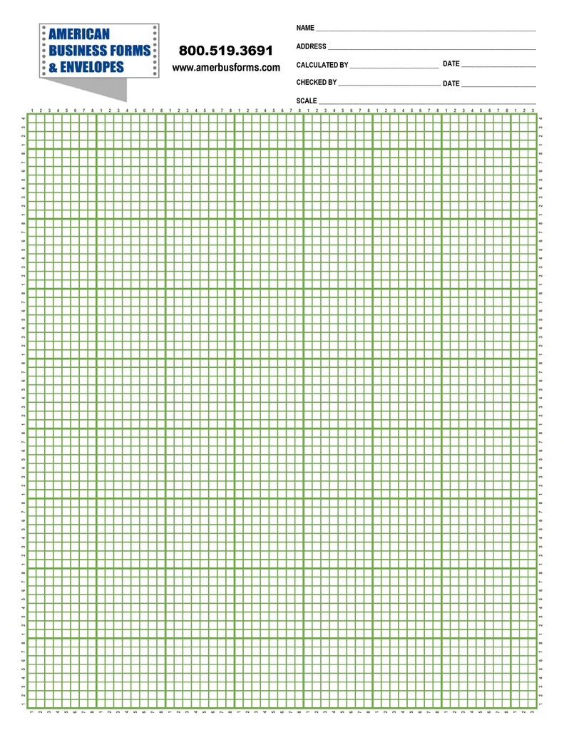 Green Graph Paper Pdf