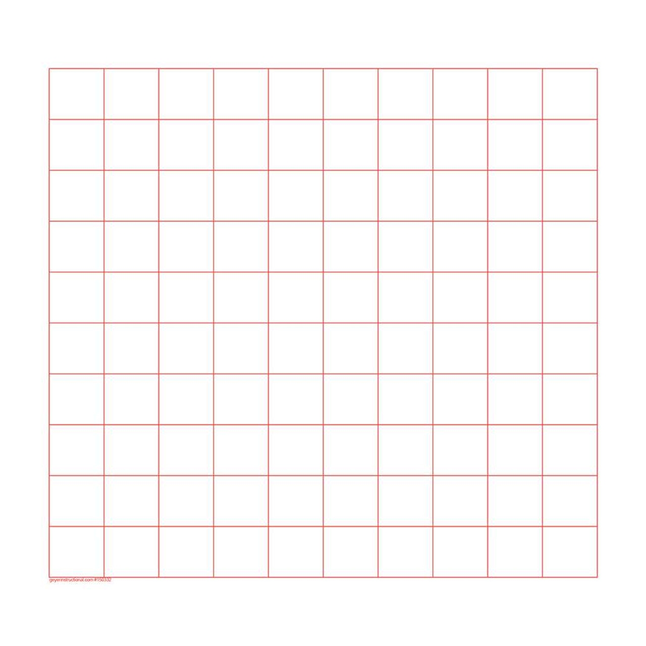 Graph Paper Printable 10x10