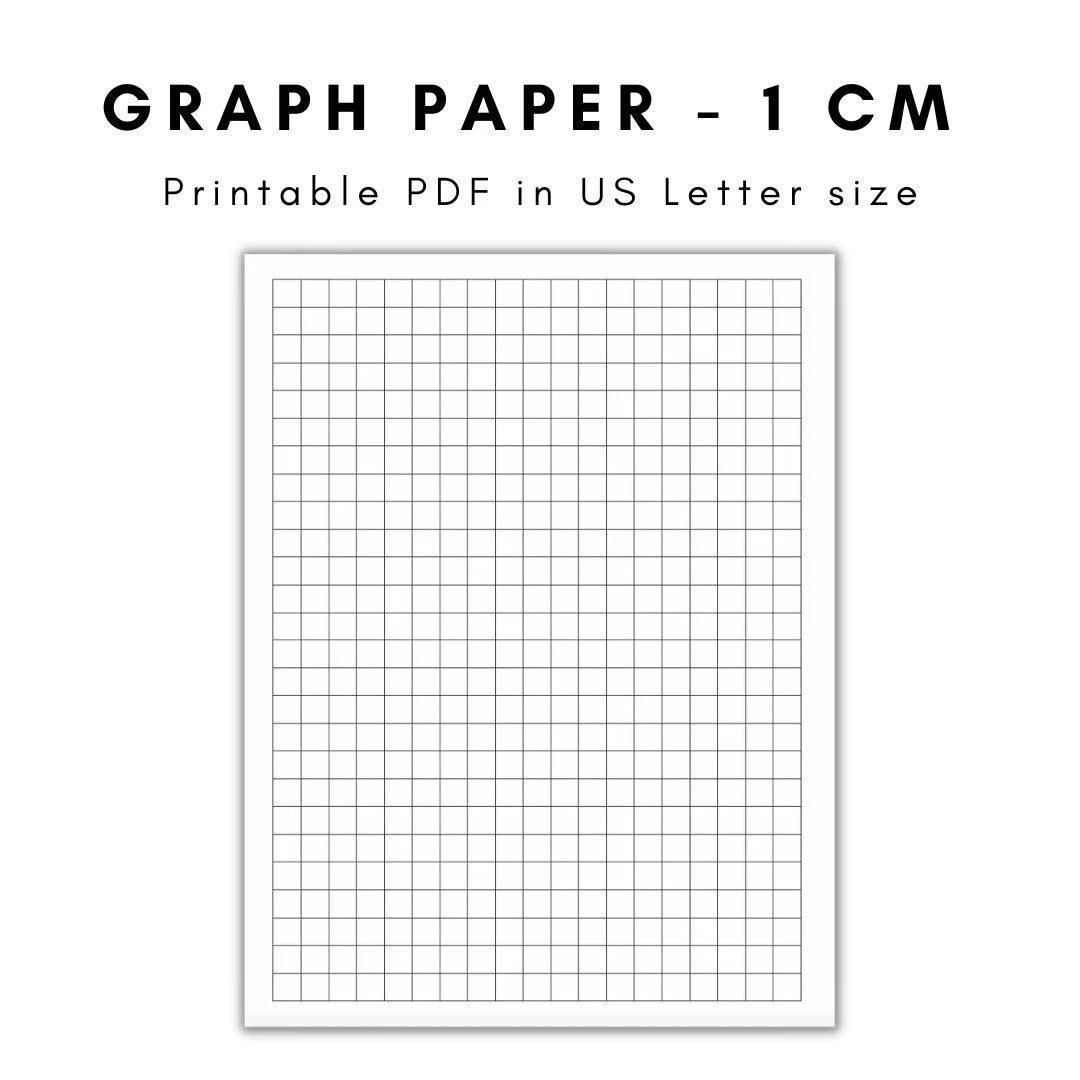 One Centimeter Graph Paper