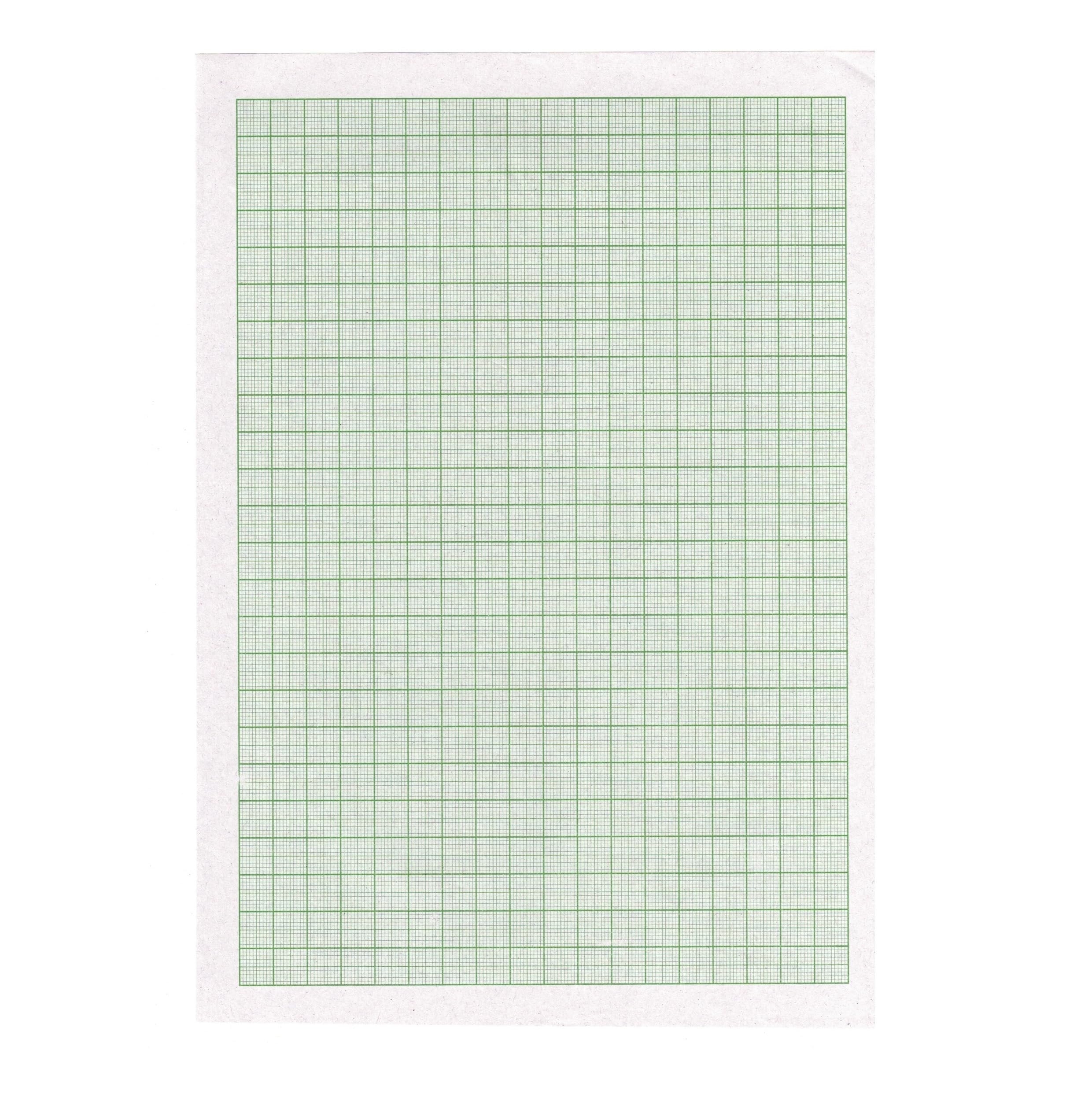Printable Pdf A4 Size Graph Paper Green