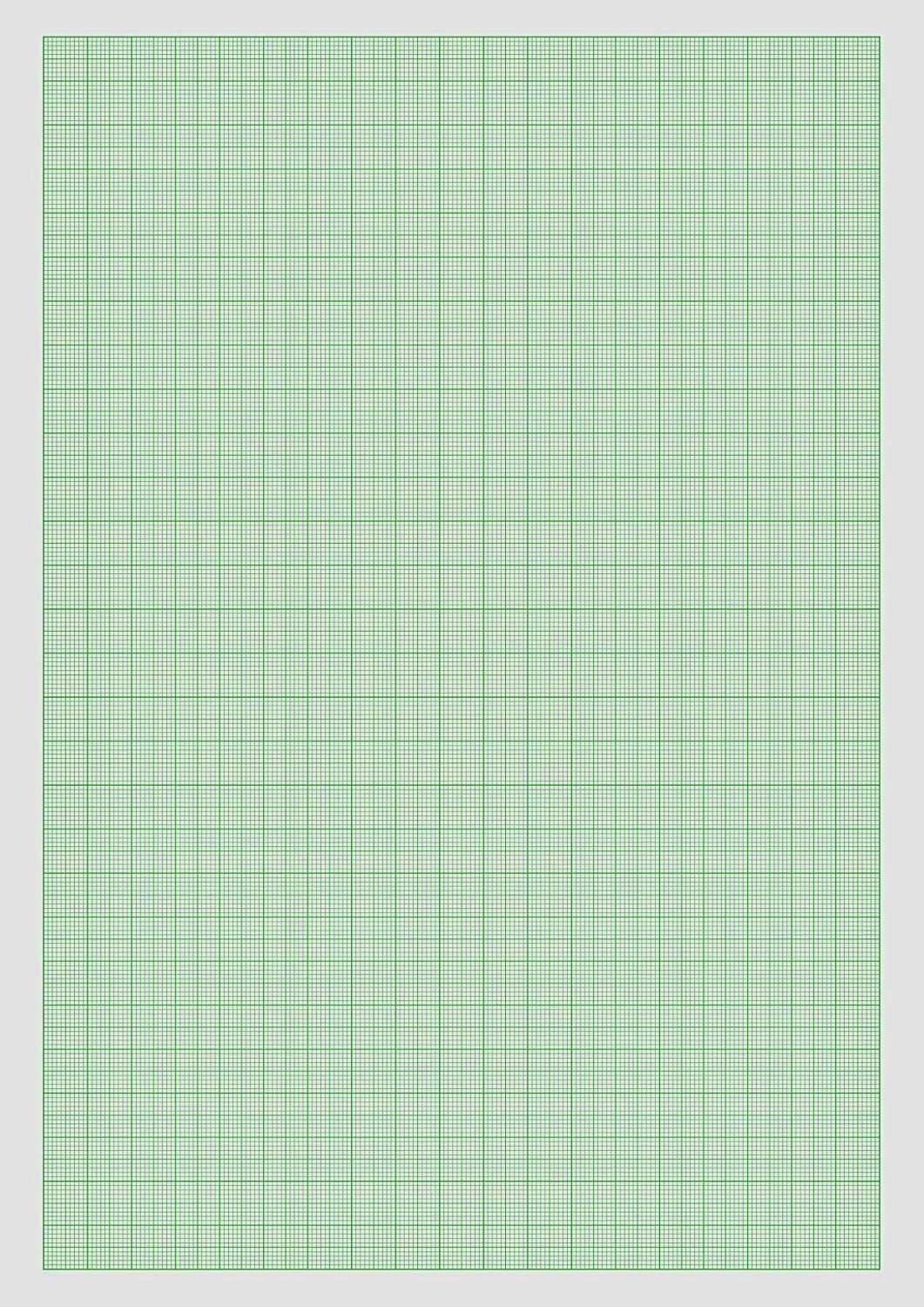 Printable Graphing Paper Green