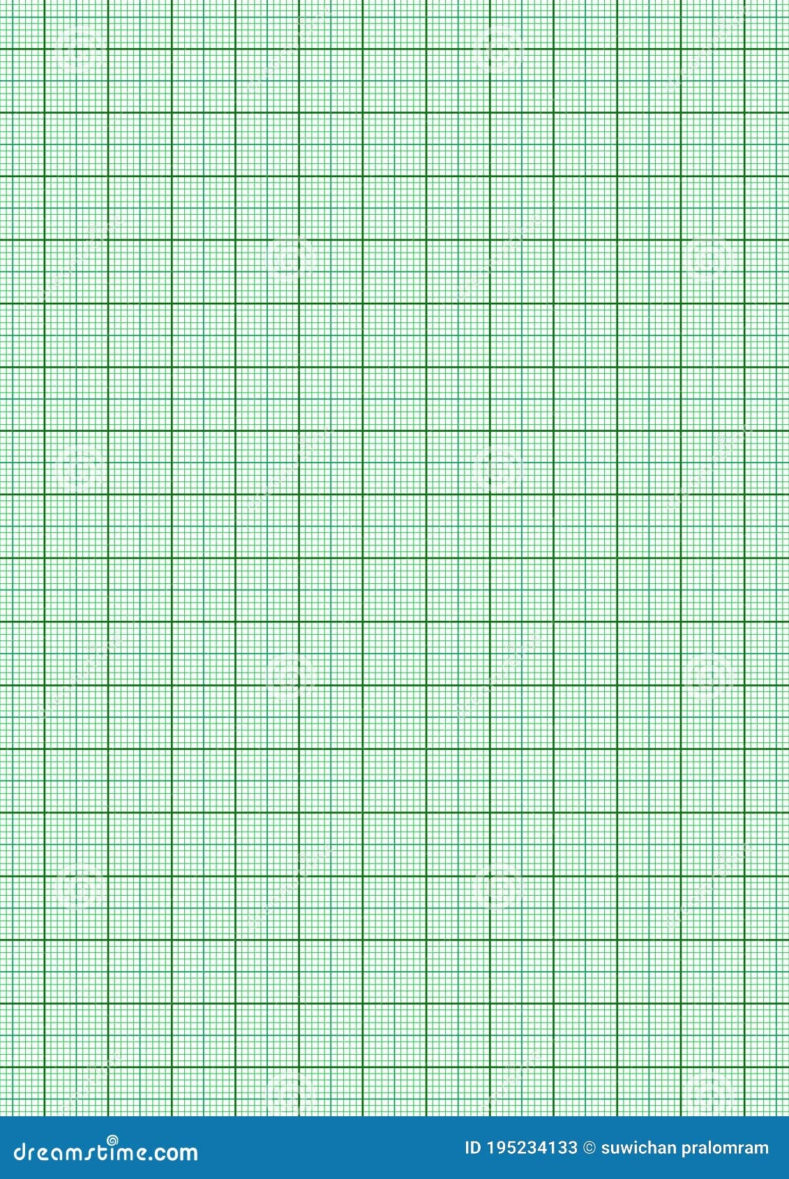 Green Grid Lines A4 Paper Size Stock Illustration Illustration 
