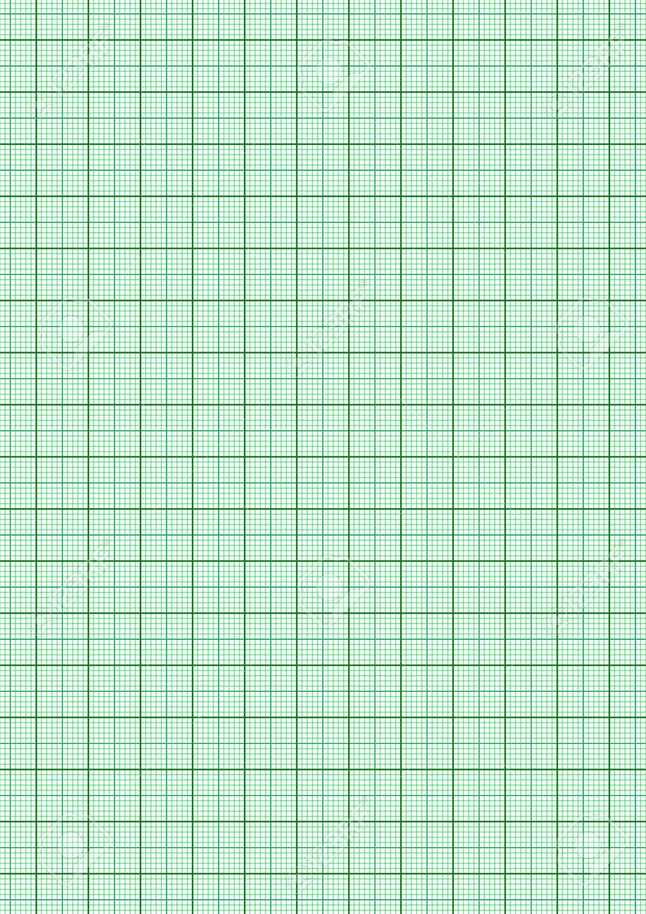 Green Graph Paper Printable A4