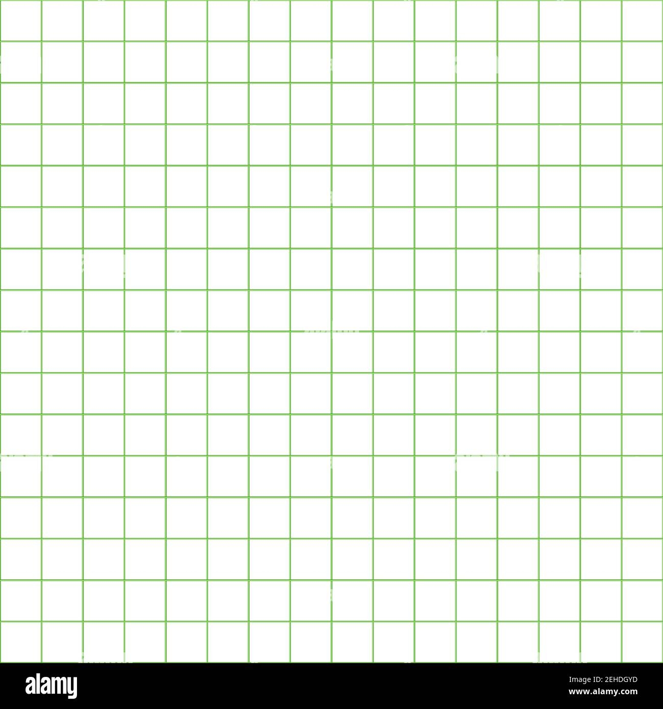 Grid Paper Abstract Squared Background With Green Graph 