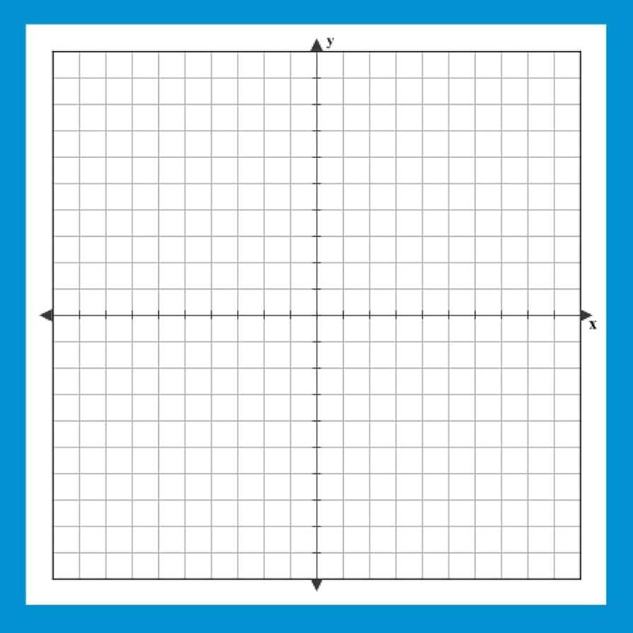 Coordinate Plane Graphing Paper