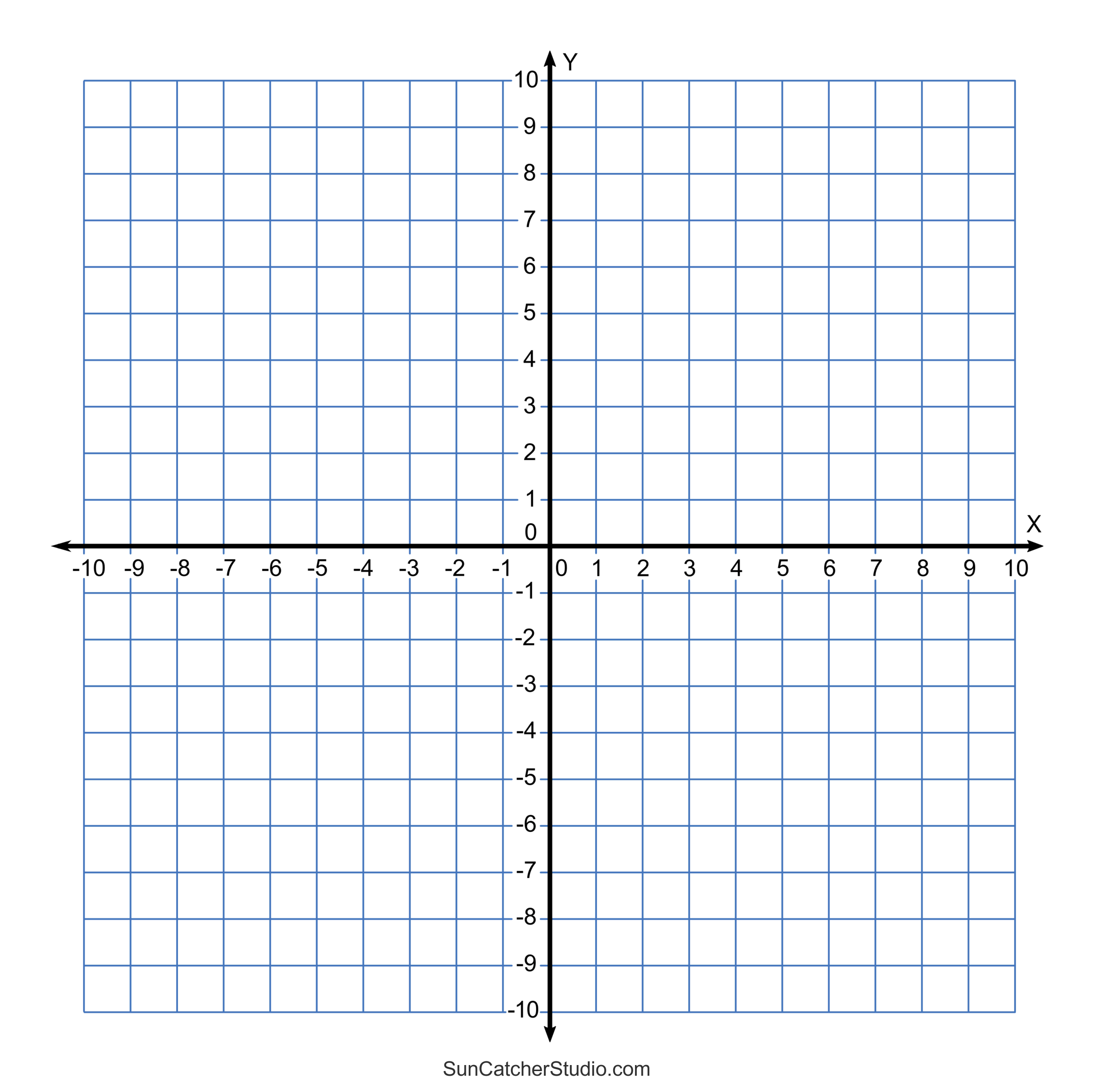 Graph Paper Numbered To 10