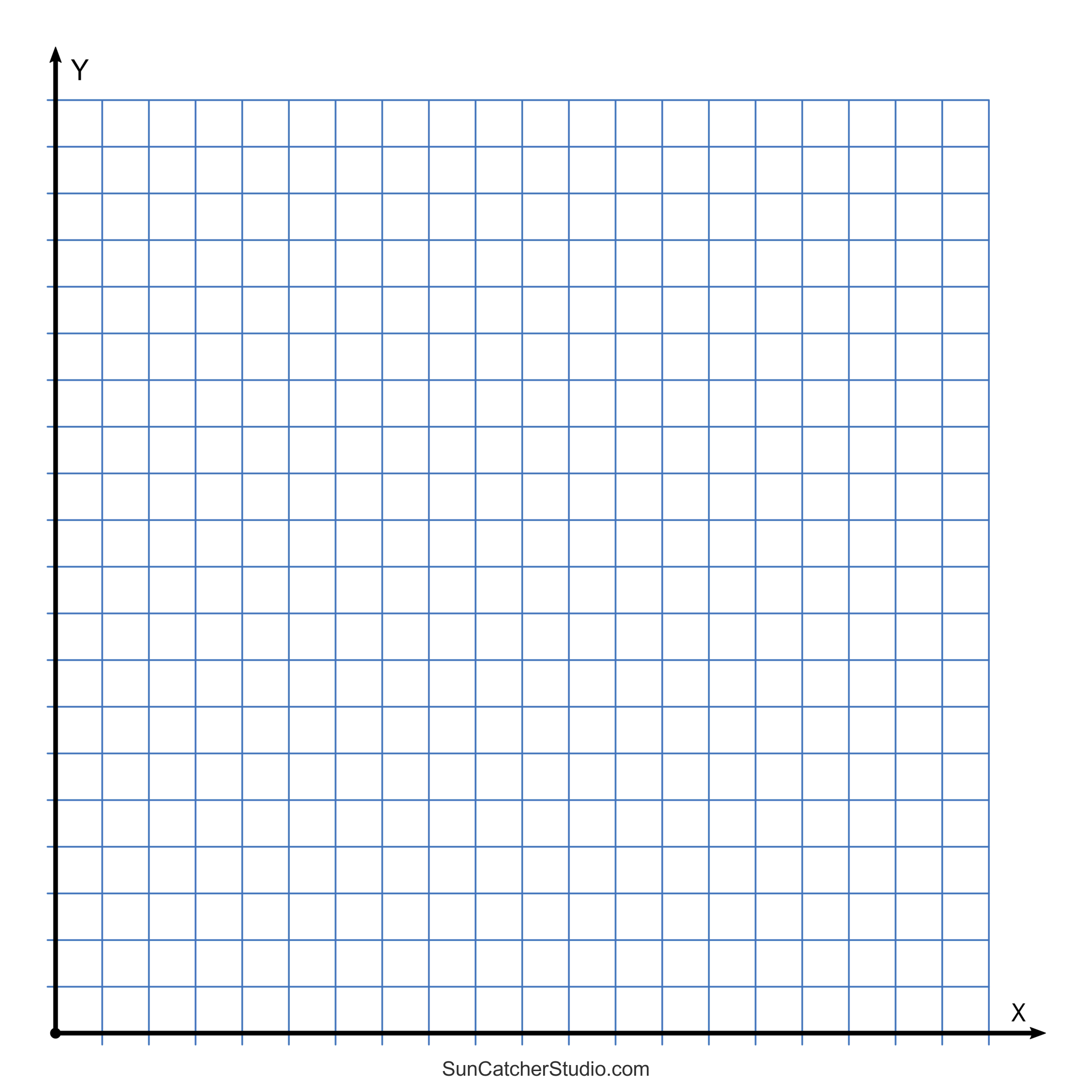 Grid Paper Printable 4 Quadrant Coordinate Graph Paper Templates Free Printables Monograms Design Tools Patterns DIY Projects
