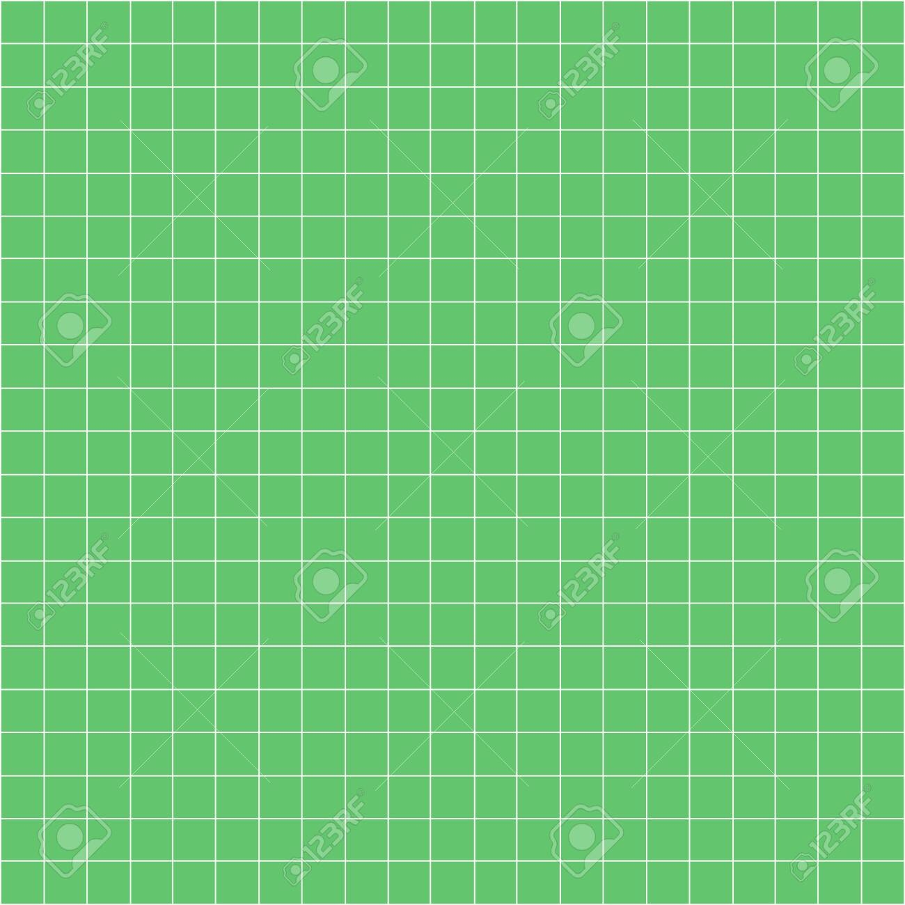 Grid Square Graph Line Full Page On Green Paper Background Paper 