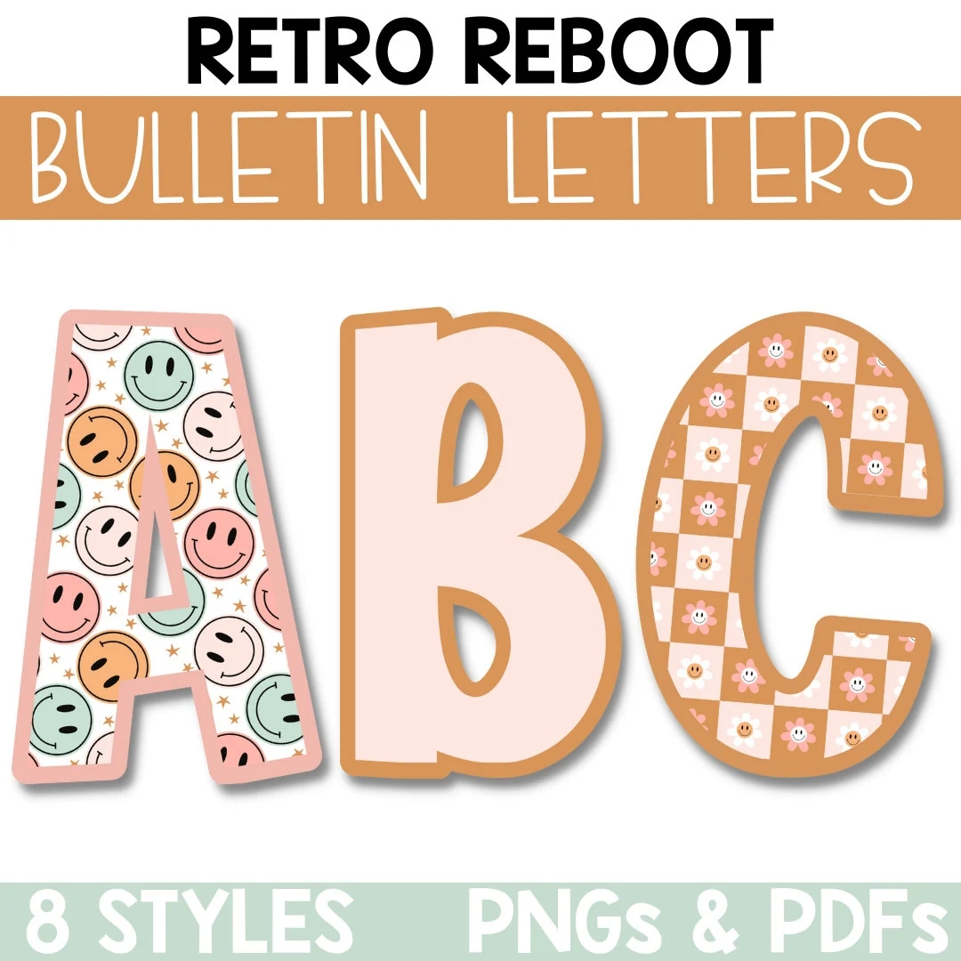 Printable Letters for Bulletin Boards Designs