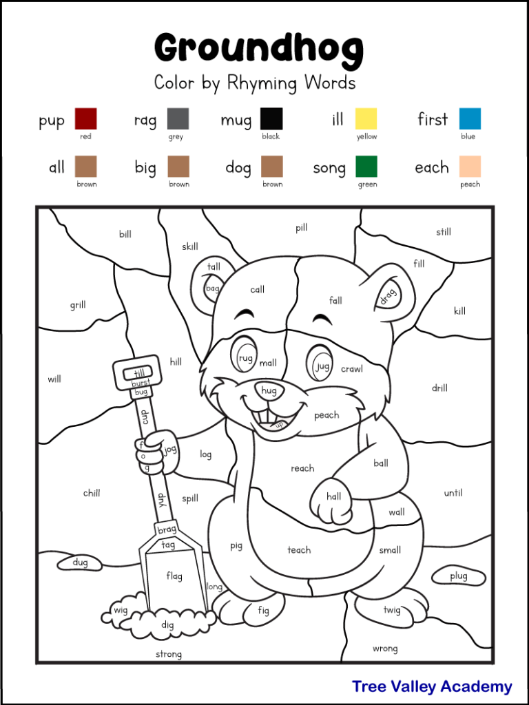 Free Printable Groundhog Day Worksheets