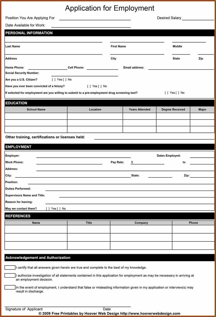 Hair Brush Hide Valuables California Employment Application Form Fill Out Sign Online And Employment Application Forms