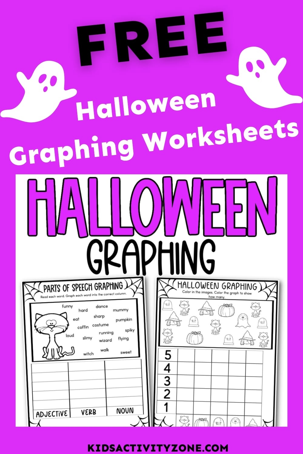 Free Printable Halloween Graphing Worksheets