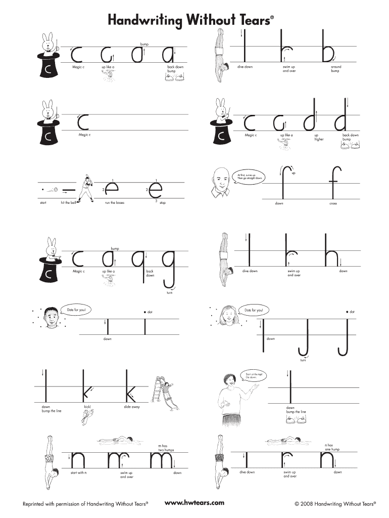 Handwriting Without Tears Pdf Fill Out amp Sign Online DocHub