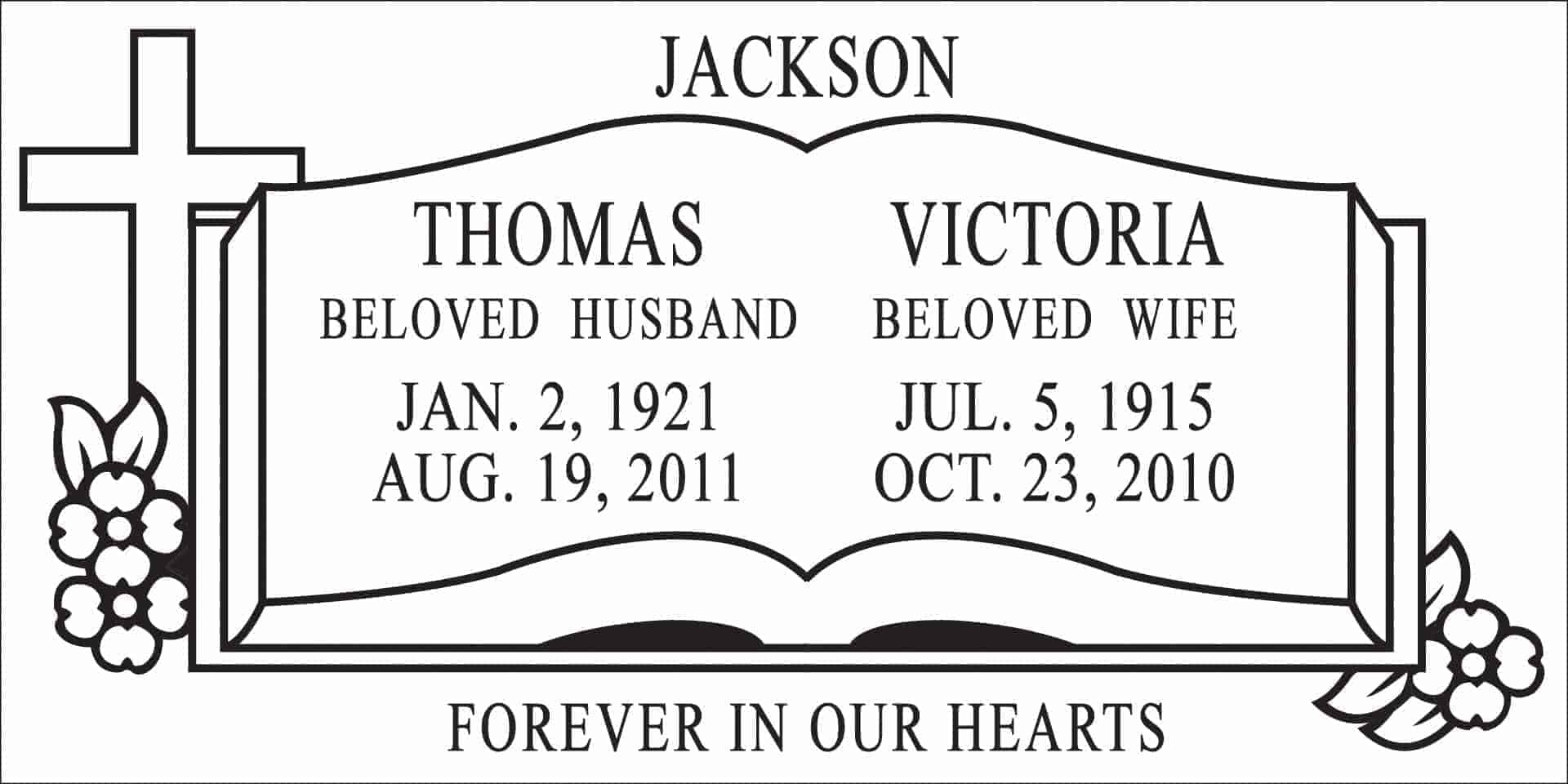 Printable Headstone Design Templates