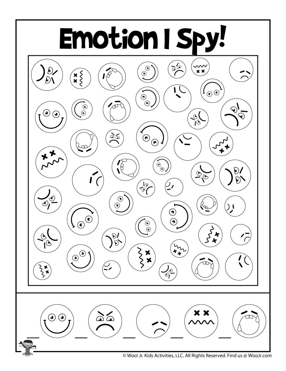 Helping Kids Identify Emotions Worksheets Woo Jr Kids 