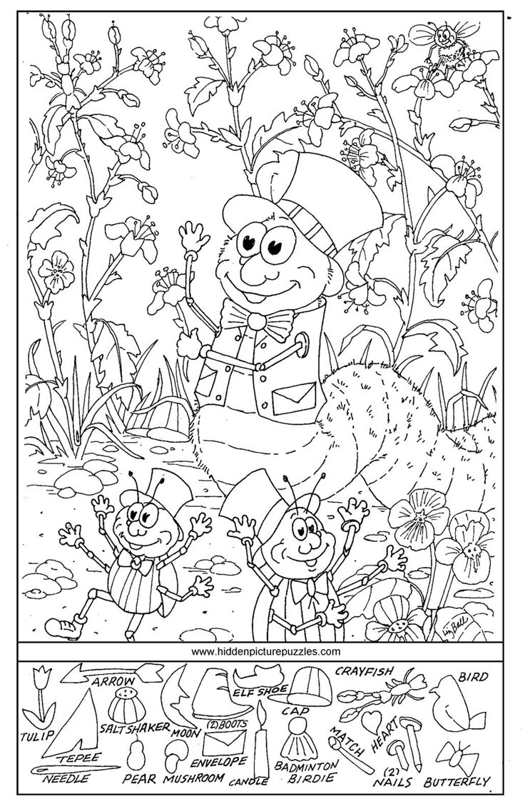 Free Printable Hidden Picture Worksheets For Adults