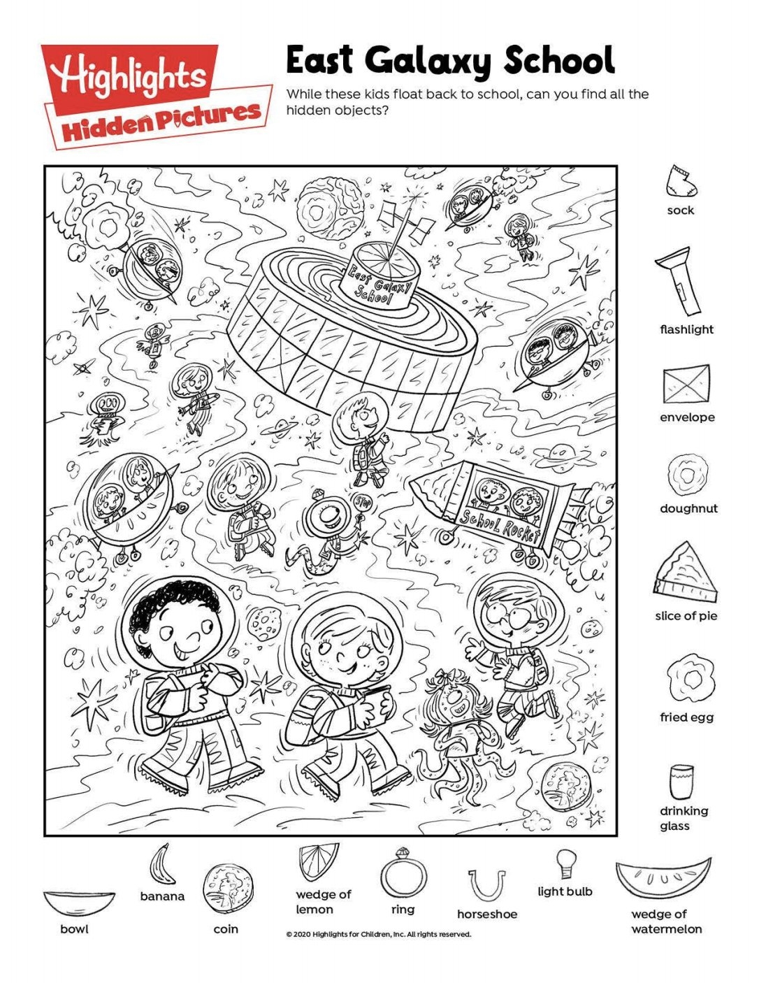 Hidden Pictures Printable Highlights Pelangi Kids Highlights 