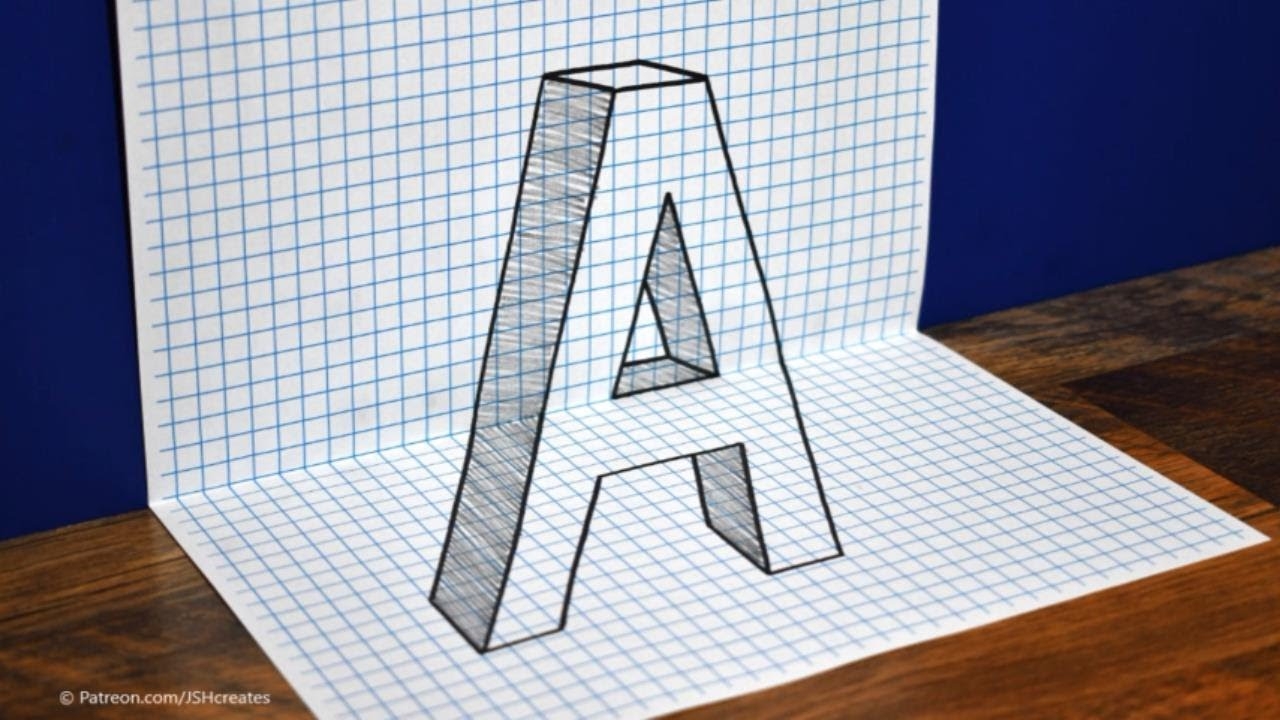Letters On Graph Paper