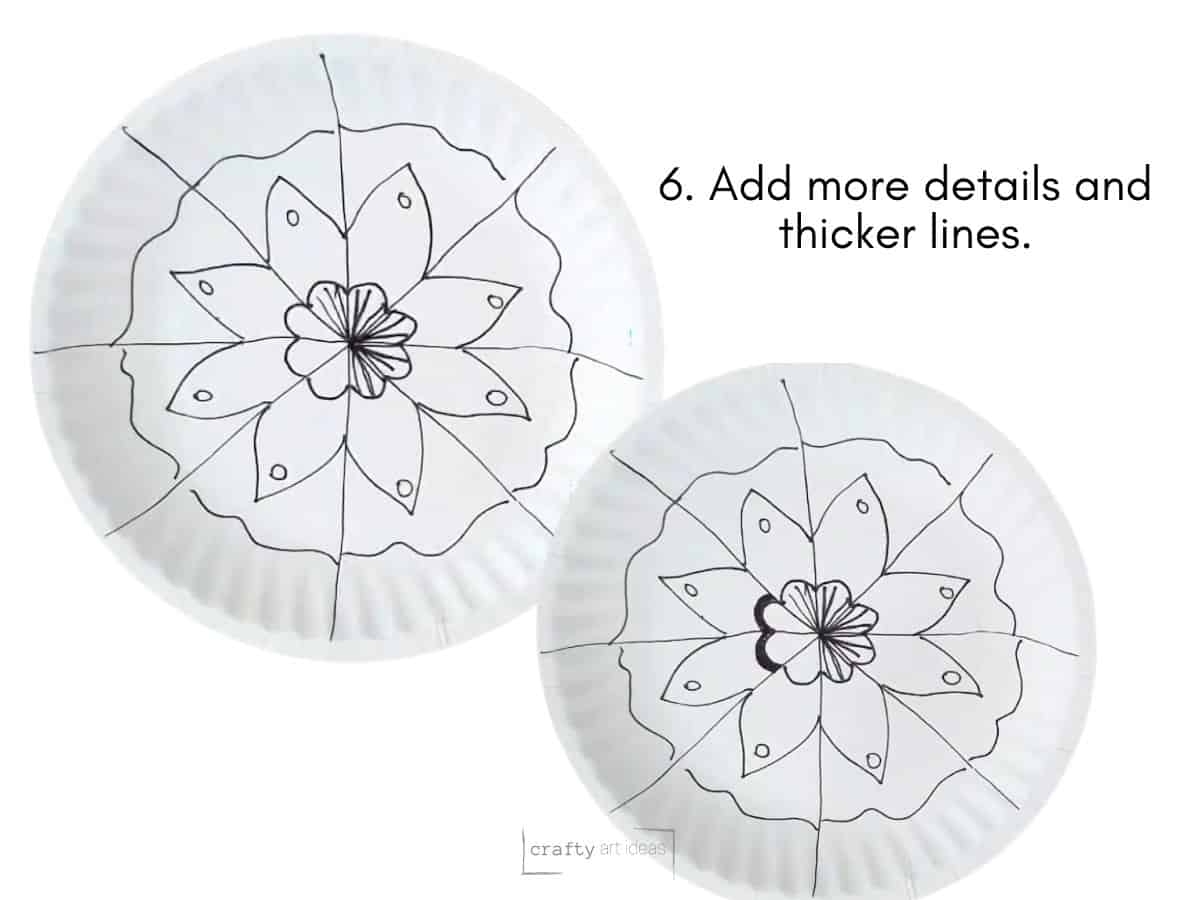Radial Design Template Elementary Free Printable