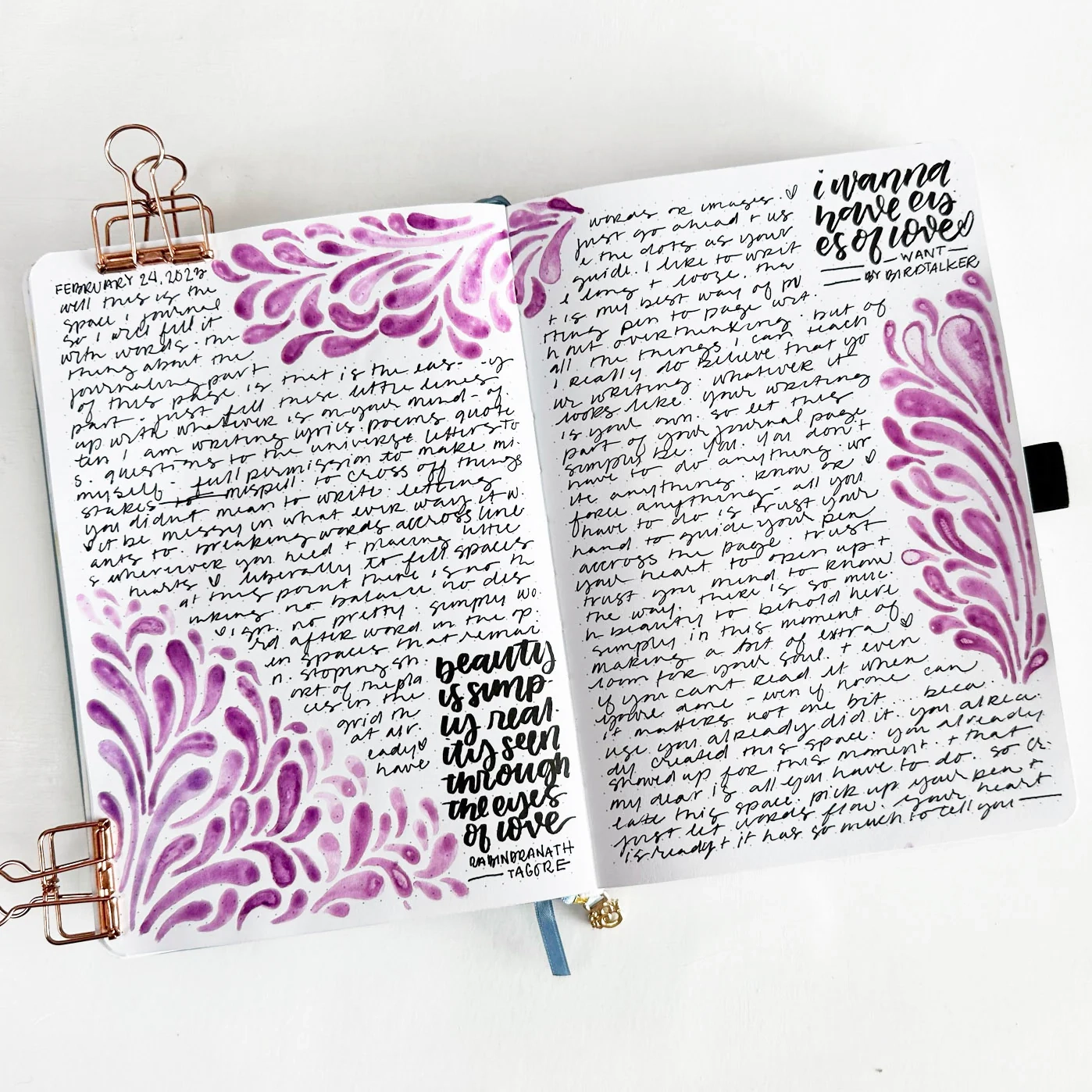 Easy Watercolor Designs for Your Journal Printable
