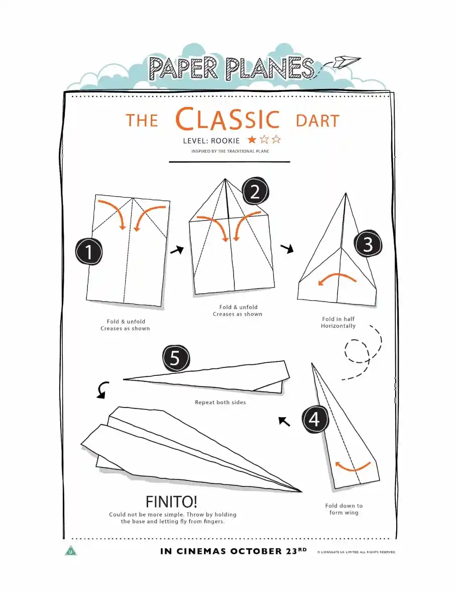 How To Fold Paper Planes with Free Printable Folding Plans In The Playroom