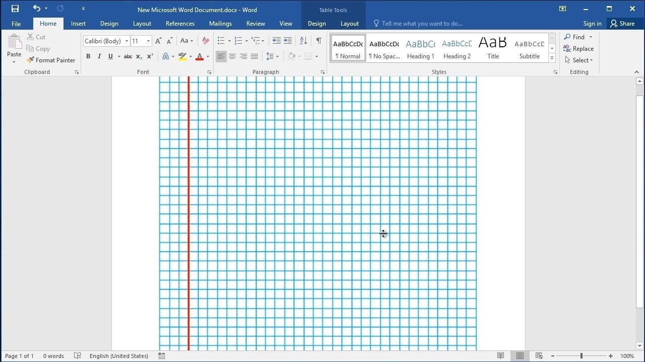 How To Get Graph Paper In Word