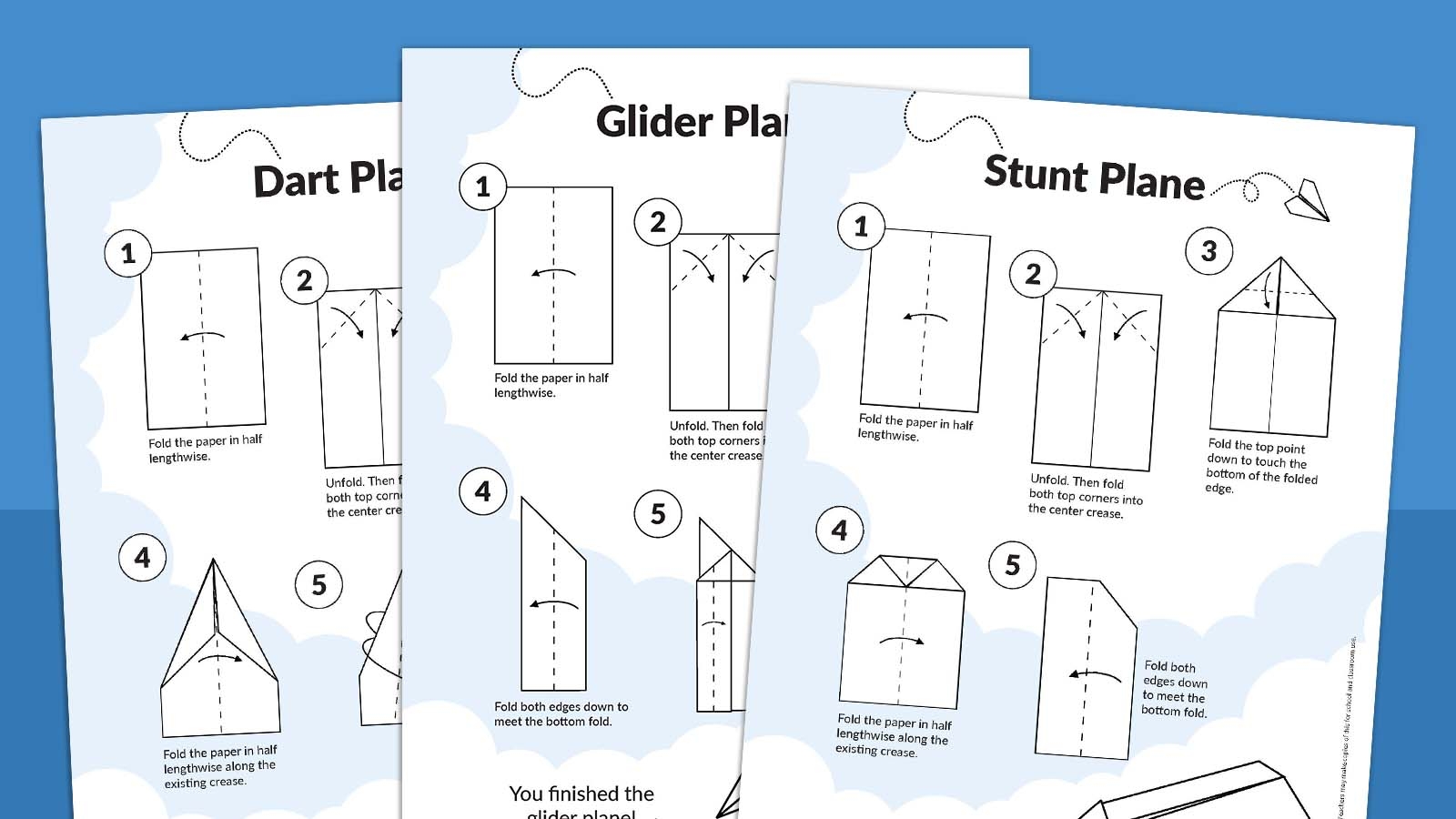 Easy Paper Airplane Designs Printable