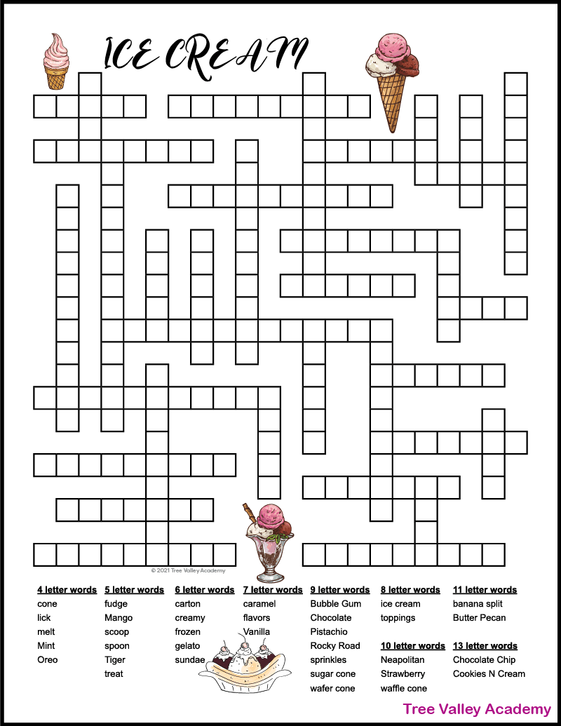 Free Printable Word Fill In Puzzles
