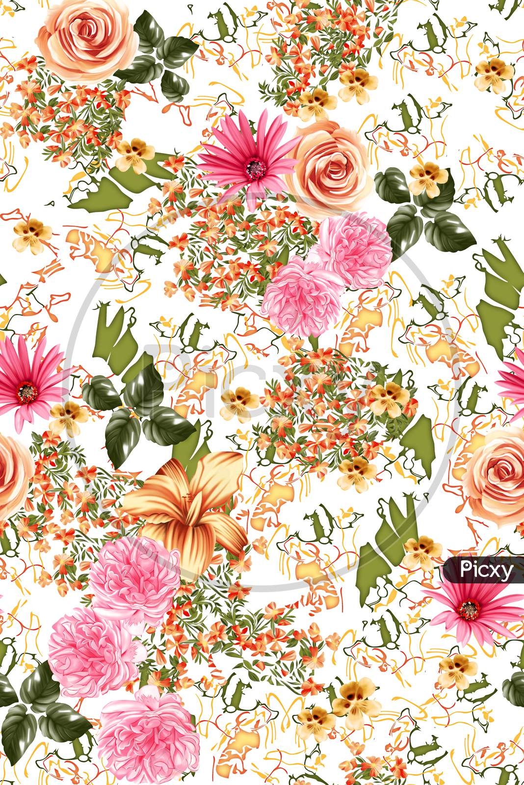 Printable Floral Design