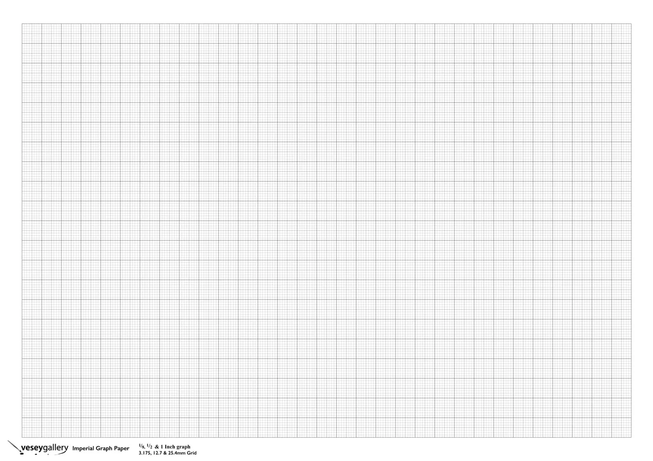 Printable Graph Paper 1/2 Inch