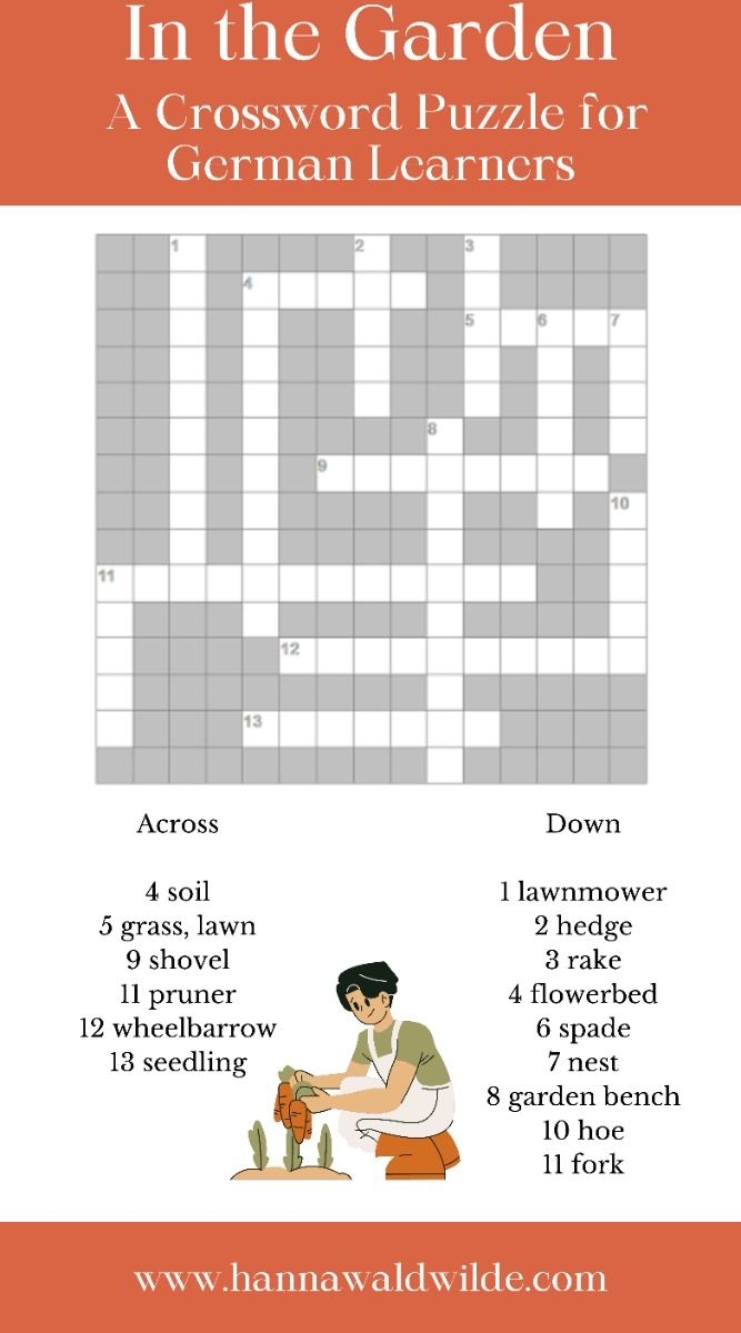 Printable German Crossword Puzzles