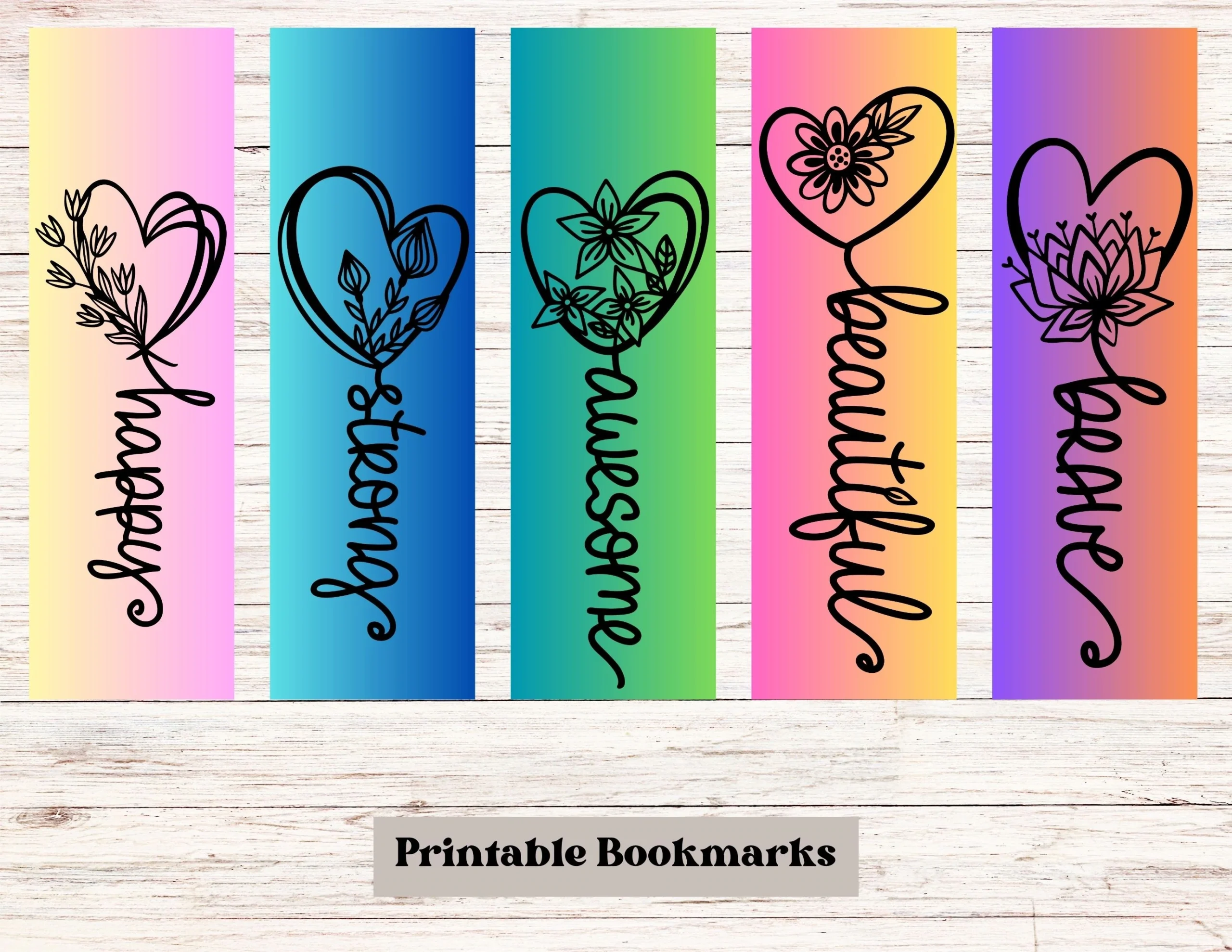 Bookmark Designs Printable