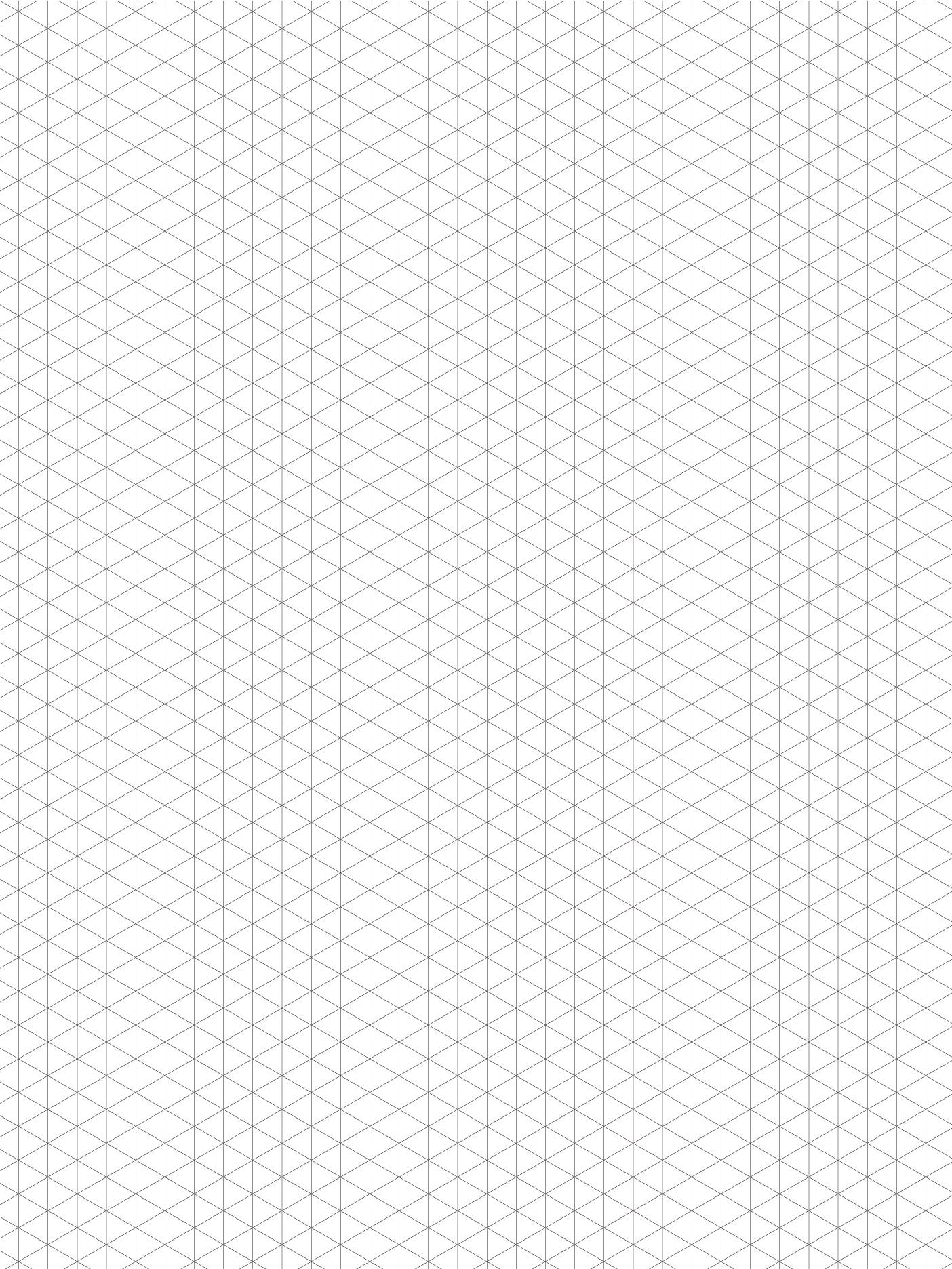 Printable Isometric Drawing Paper