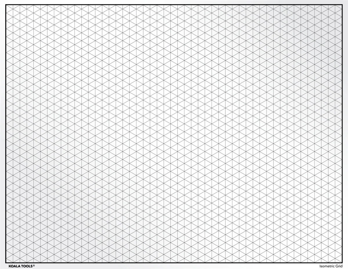 Isometric Graph Paper Printable
