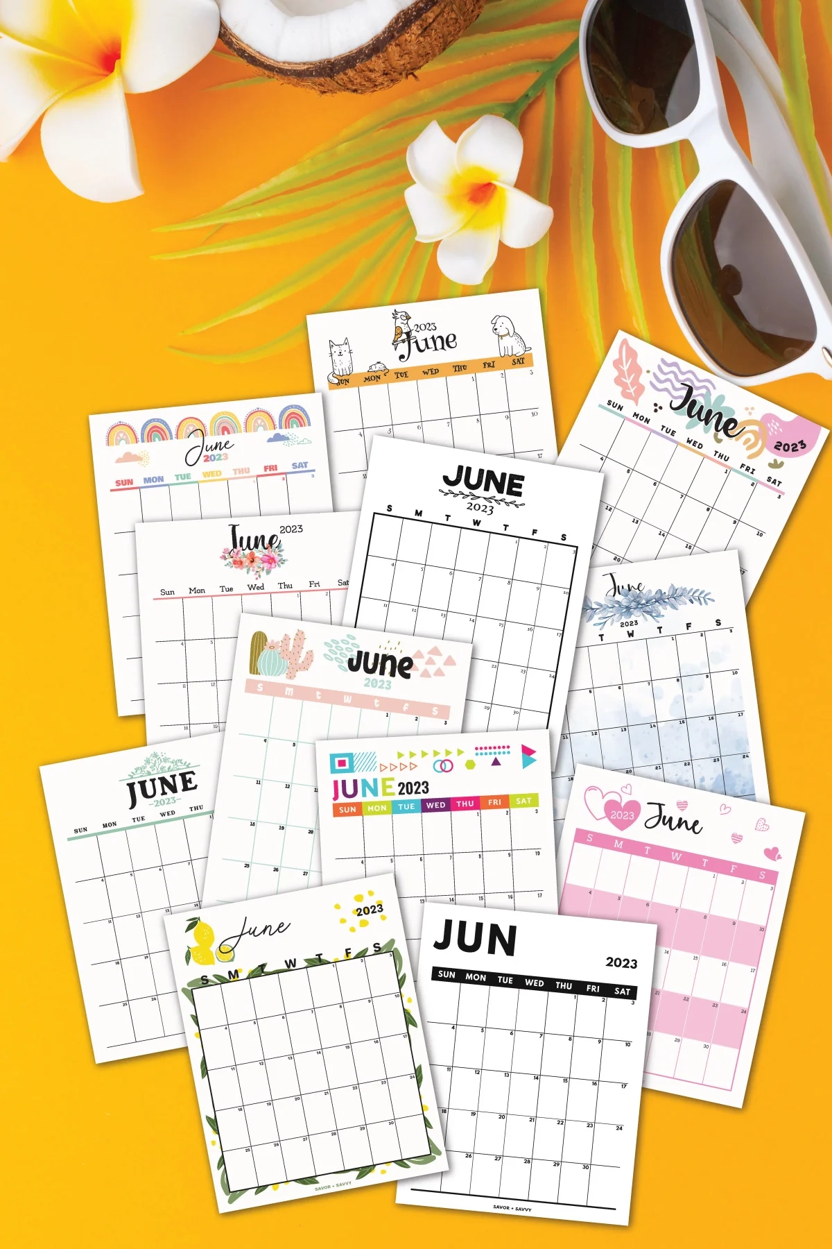June 2023 Calendar Printable With Cute Design